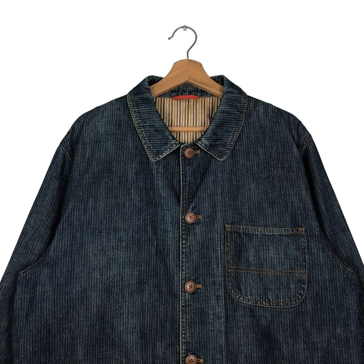 Japanese Brand 📌VINTAGE CHORE WORK JACKET HUSH PUPPIES BLANKET LINING Size US L / EU 52-54 / 3 - 12 Thumbnail