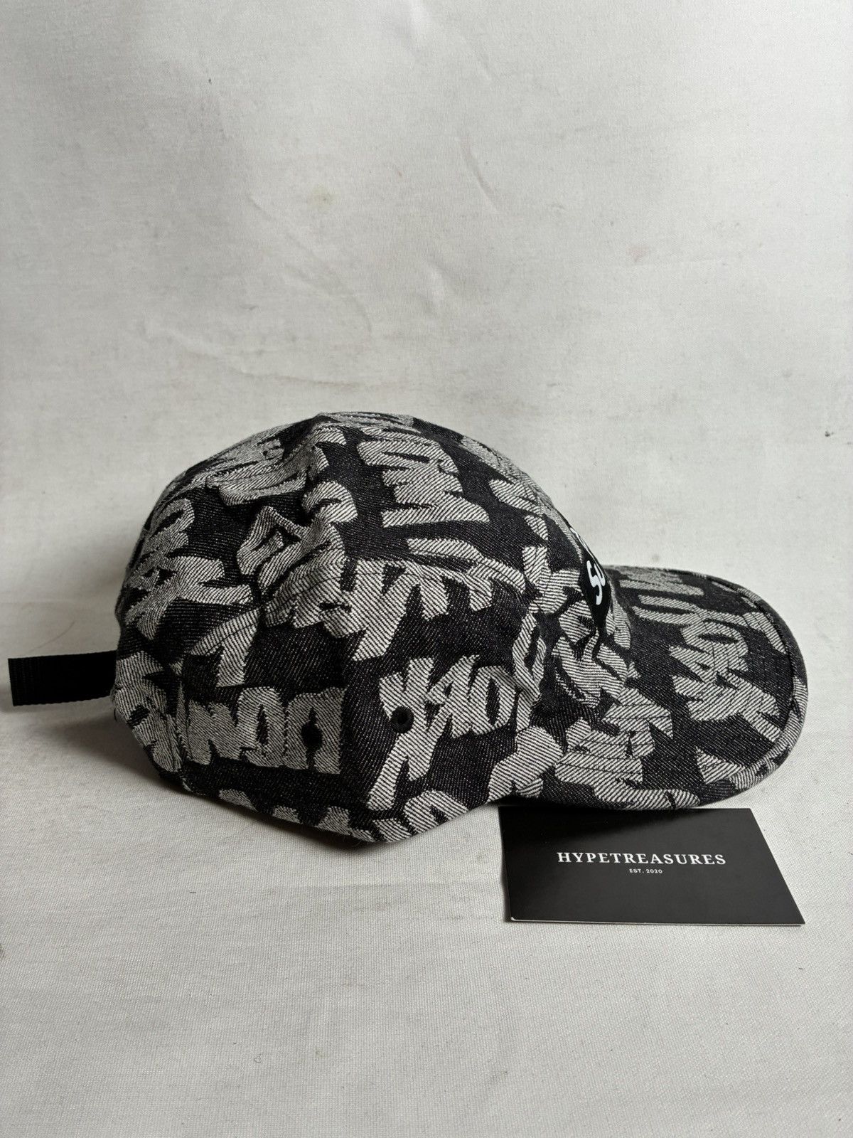 Supreme Supreme Fat Tip Jacquard Denim Box Logo Hat Size ONE SIZE - 2 Thumbnail