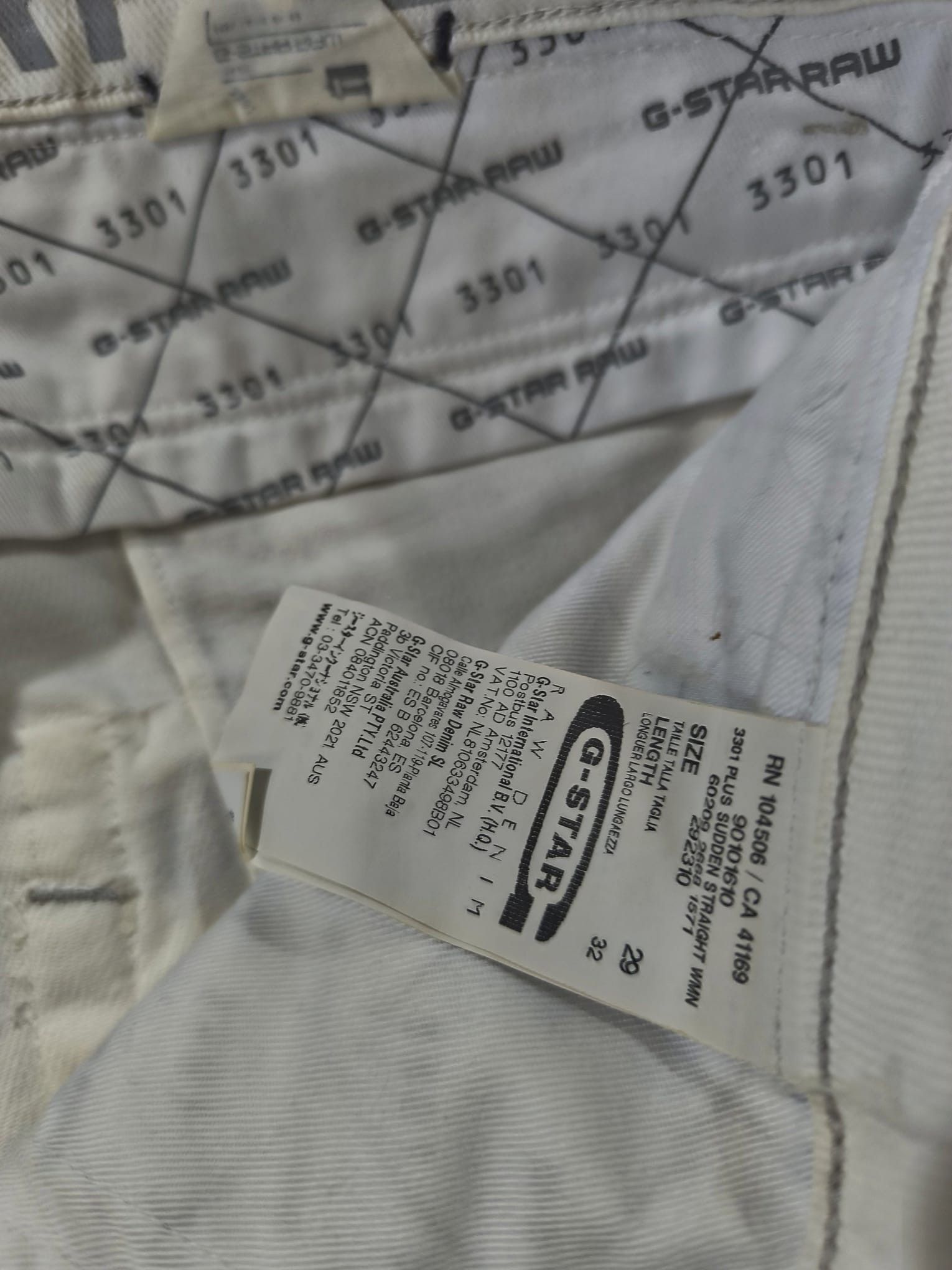 G-Star gstar avantgarde moto straight lowrise biker jeans Size 30" / US 8 / IT 44 - 3 Thumbnail