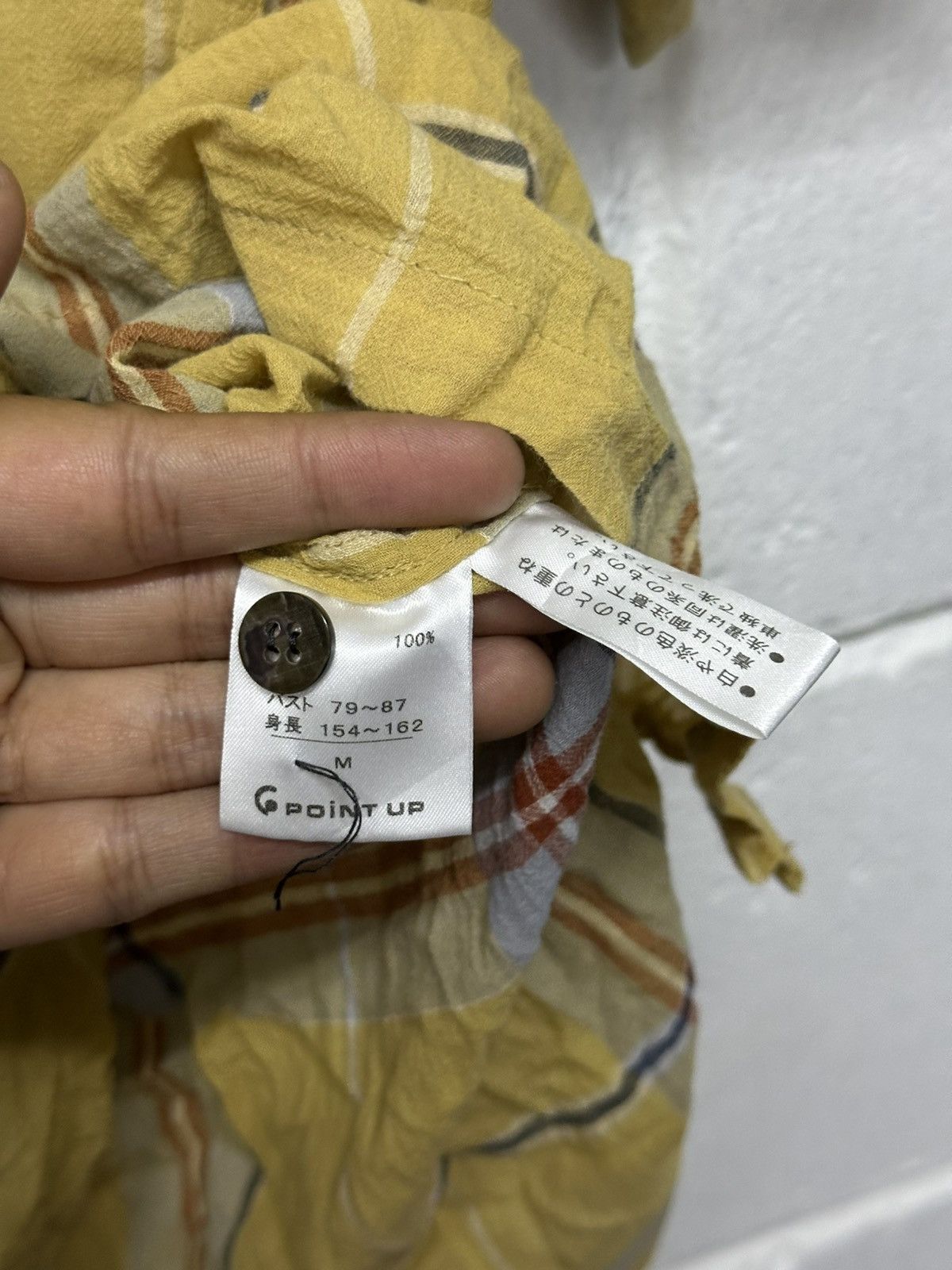Hai Sporting Gear × Issey Miyake 1990- Hai Sporting Gear Cotton Single Pocket Button Up Shirt Size US M / EU 48-50 / 2 - 7 Thumbnail