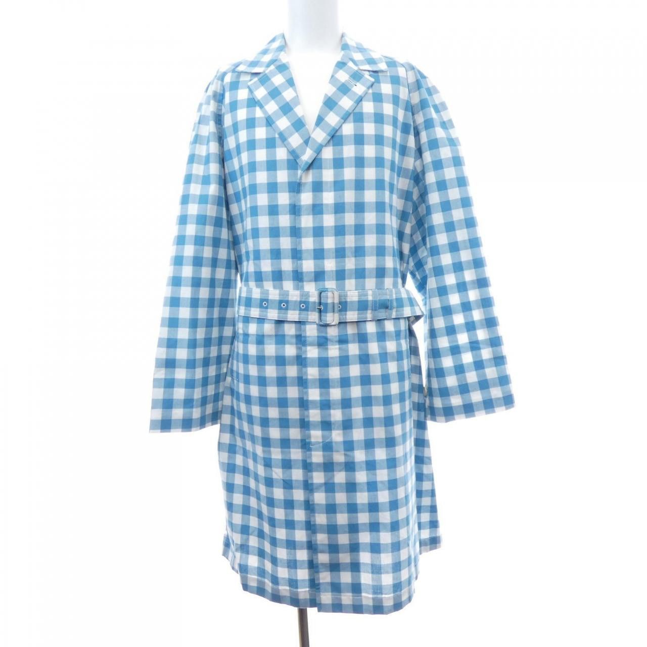 Prada Prada Prada Check Coat Textile Outerwear SGC215S231120B DUTY FREE for USA Size ONE SIZE - 1 Thumbnail