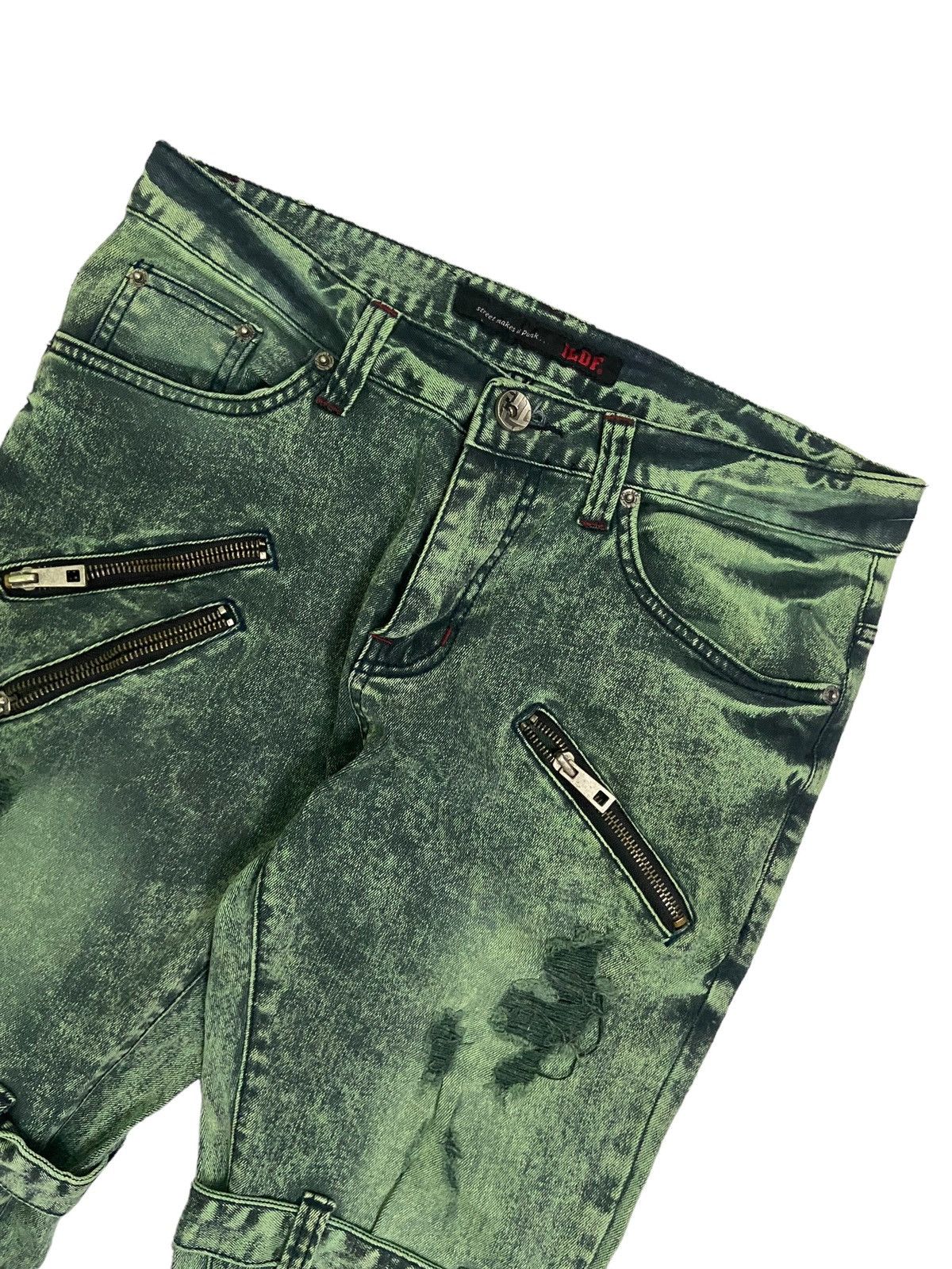 Japanese Brand × Seditionaries Vintage ILDF Archival Clothing Punk Design Denim Pants Size US 31 - 5 Thumbnail