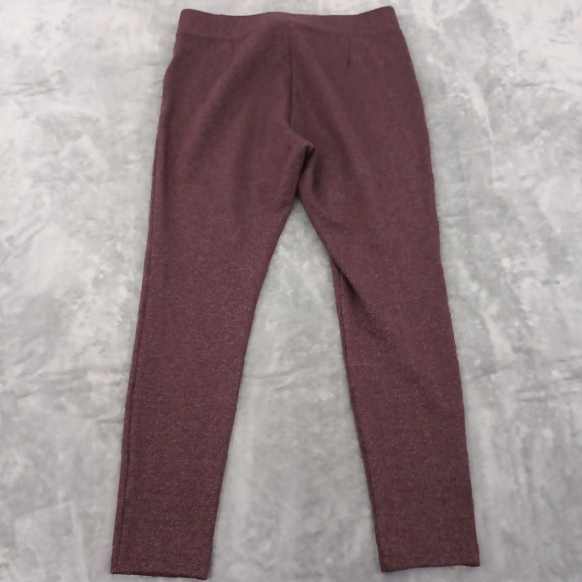 Ann Taylor Ann Taylor Loft Purple Skinny Ankle Pants Womens Large High Rise Pull On 33x27 Regular Deadstock? No — Vintage: No Size 36" / US 14 / IT 50 - 6 Thumbnail
