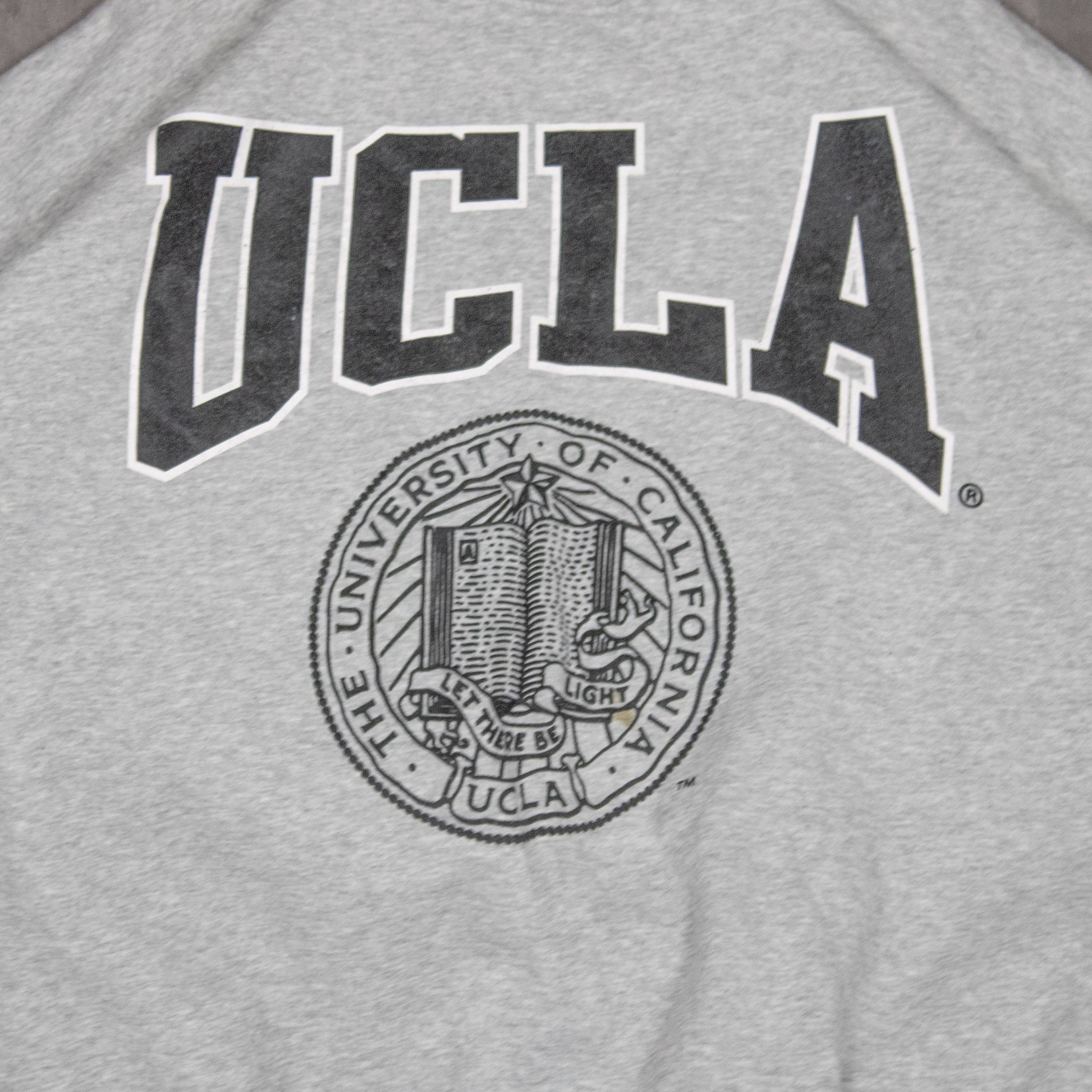 H&M H&M UCLA Oversize Boxy Baggy Heather Grey Crewneck Sweater Size US XL / EU 56 / 4 - 3 Thumbnail