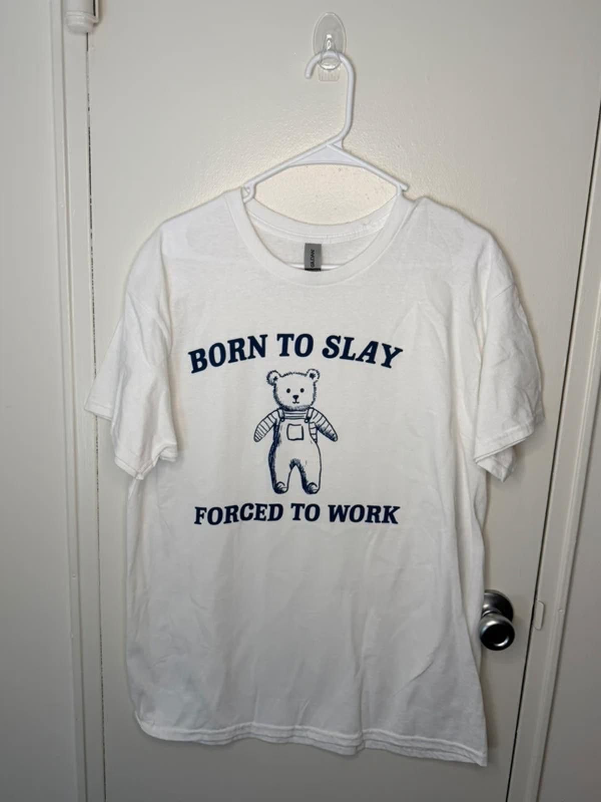 Gildan Born to Slay Bear Size L / US 10 / IT 46 - 1 Preview