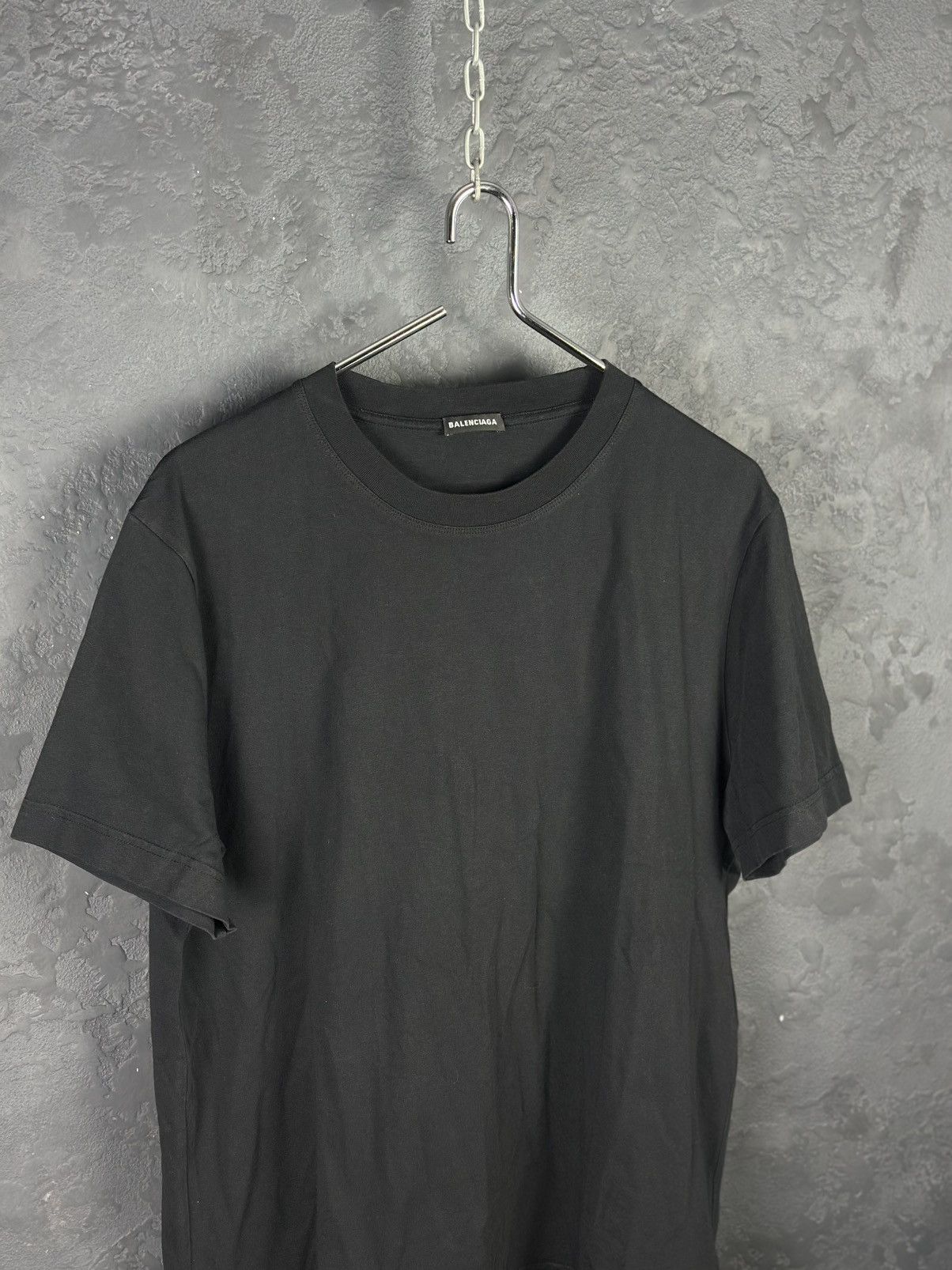Balenciaga Balenciaga Cotton Back Logo T- Shirt BlackT-Shirts Size US XL / EU 56 / 4 - 2 Thumbnail
