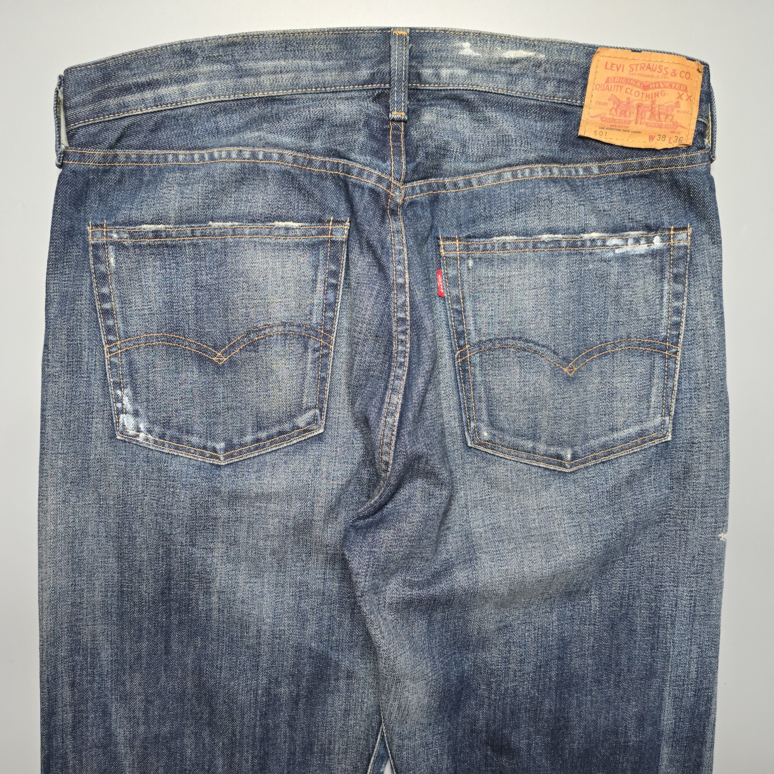 Levi's × Levi's Vintage Clothing Levi's - 501XX 1971 Japan Repro - 10 Year Wash - 2006 Size US 36 / EU 52 - 4 Thumbnail
