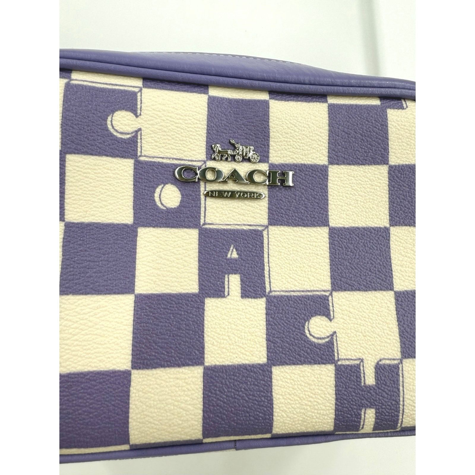 Coach Coach Outlet Mini Jamie Camera Bag Checkerboard Print Size ONE SIZE - 9 Thumbnail