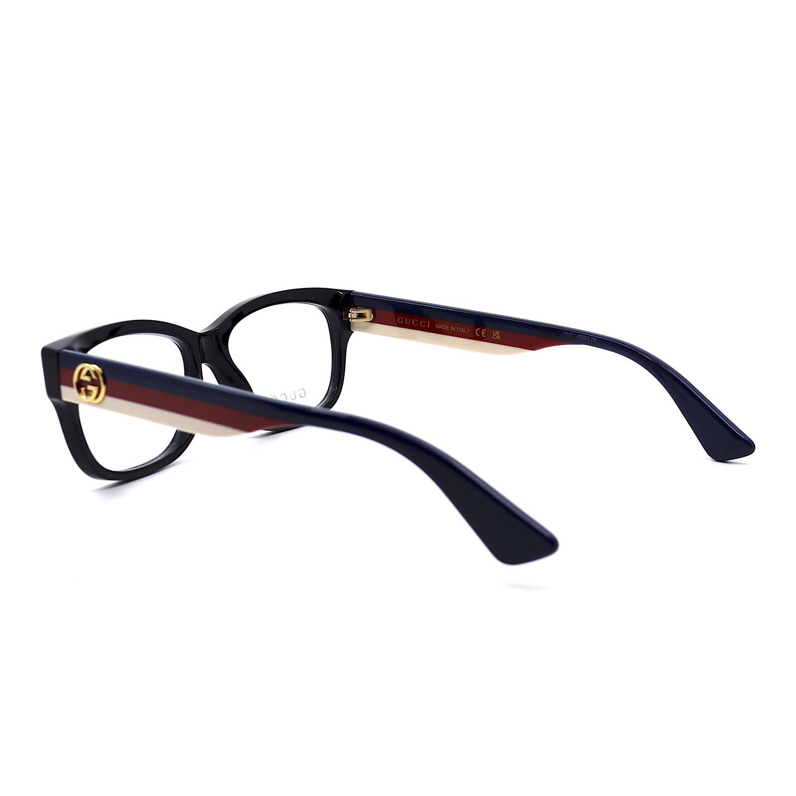 Gucci NEW GUCCI GG0278O 001 BLACK MULTICOLOR EYEGLASSES FRAME Size ONE SIZE - 6 Thumbnail