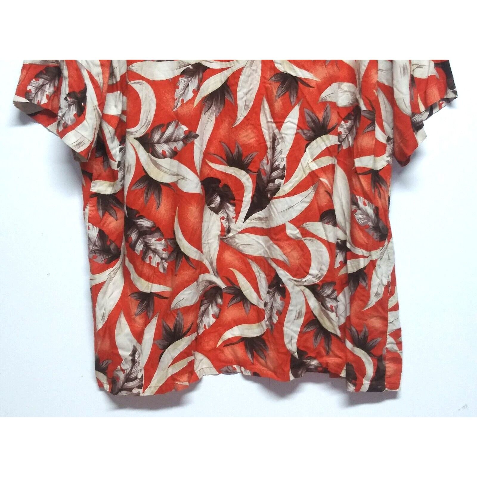 Vintage Scandia Woods Hawaiian shirt mens 2XL TL tropical floral ora Size US XXL / EU 58 / 5 - 3 Thumbnail
