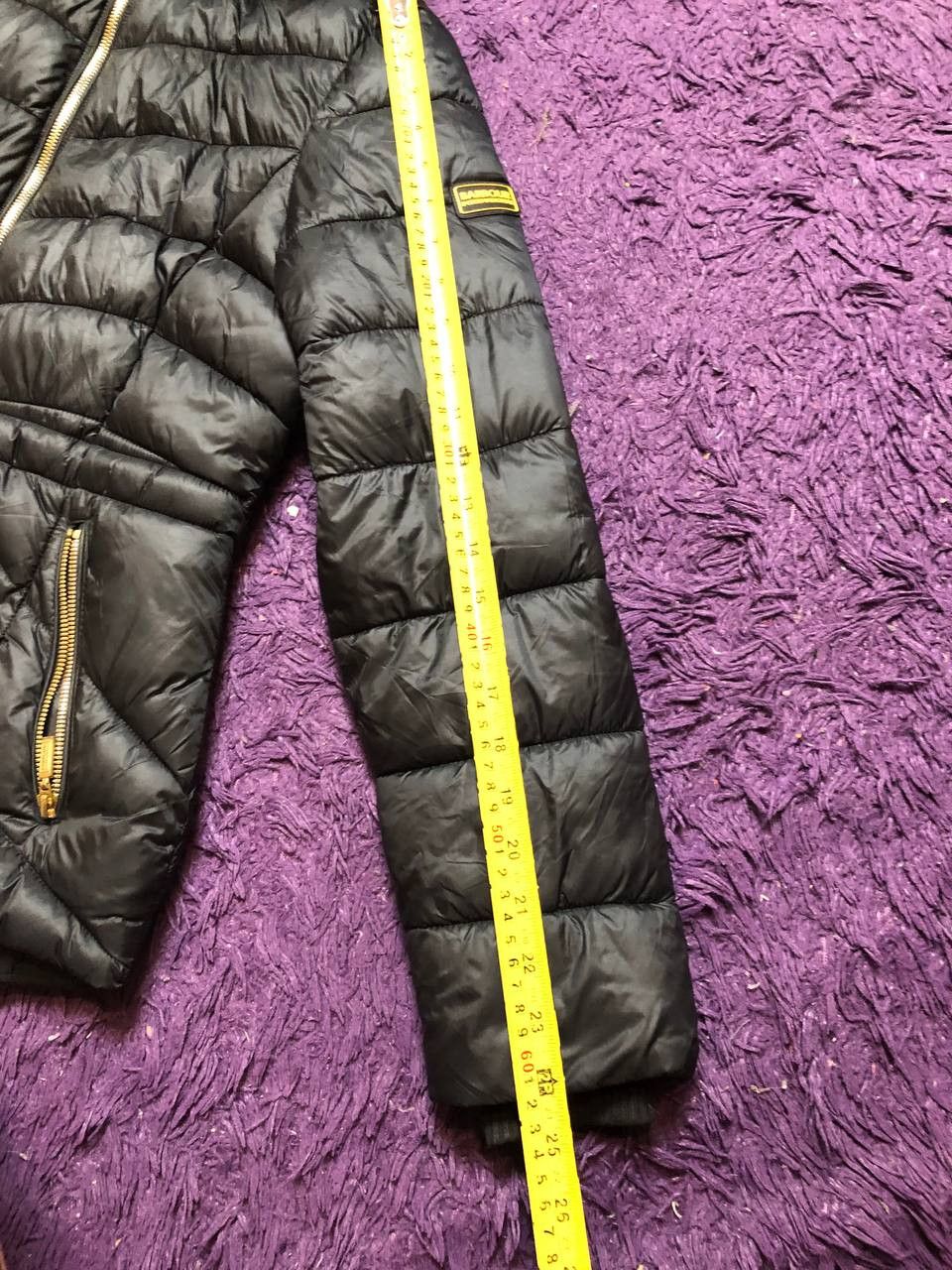 Barbour VINTAGE Logo Barbour Y2K Black Down Zip Jacket Size M / US 6-8 / IT 42-44 - 9 Thumbnail