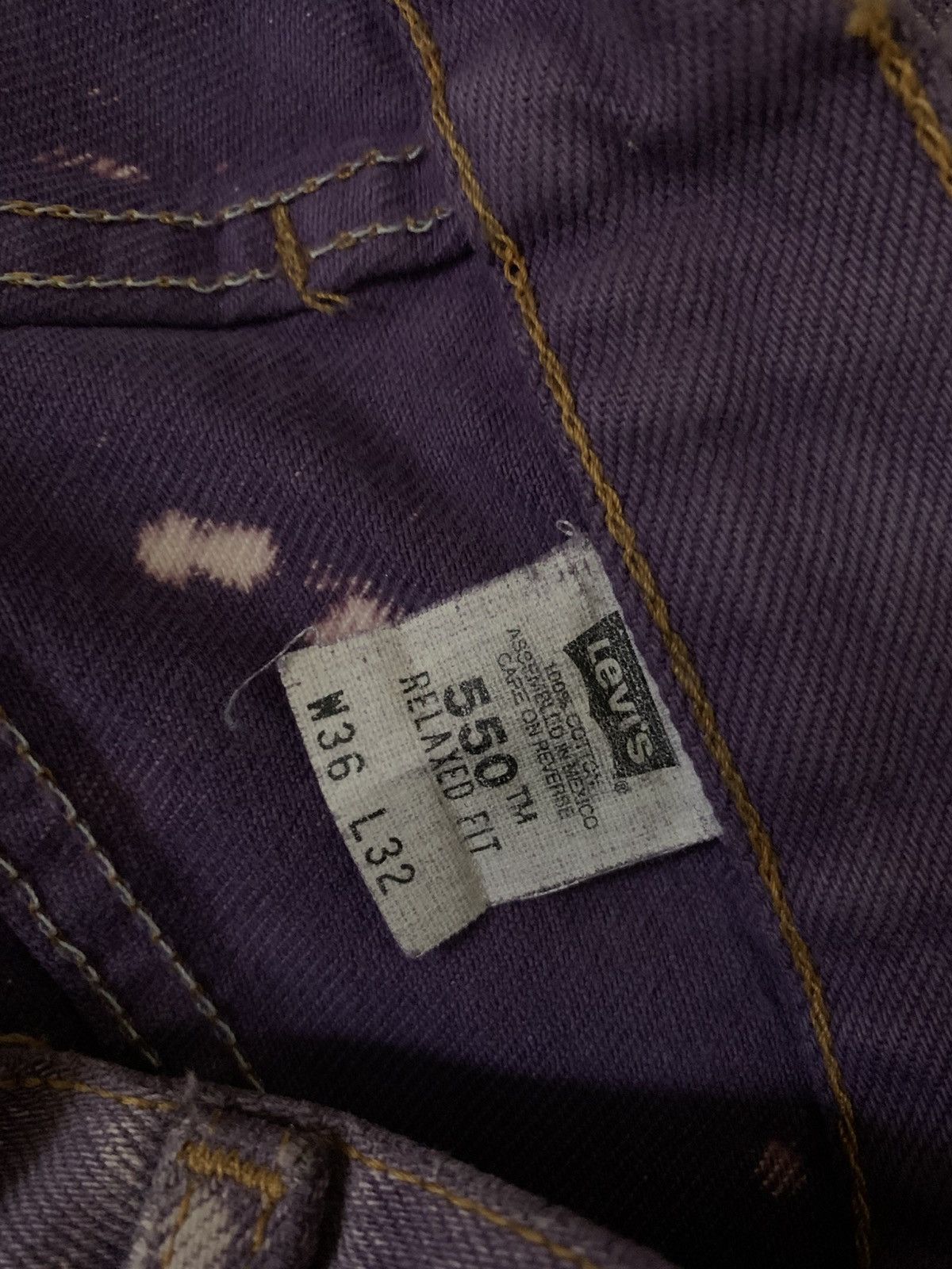 Levi's × Levi's Vintage Clothing × Vintage Levis Relaxed Fit Custom Aphex Twin Size US 36 / EU 52 - 7 Thumbnail