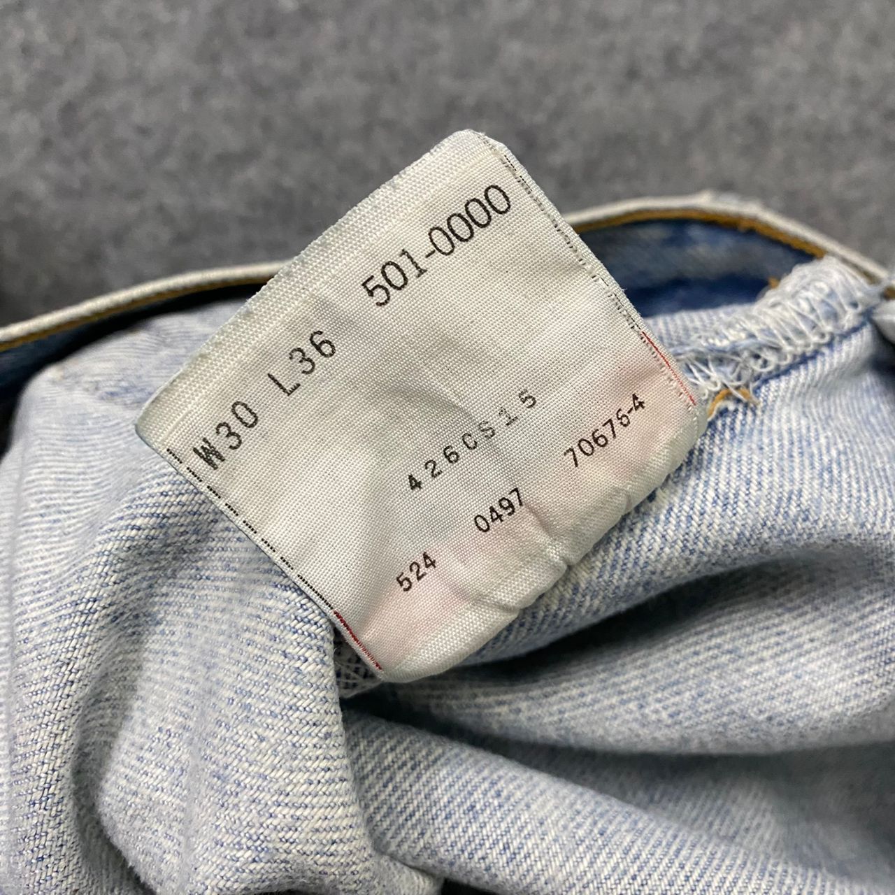 Levi's 💥Vintage 90s Levis Distressed Denim Kurt Cobain Style Size US 29 - 13 Thumbnail