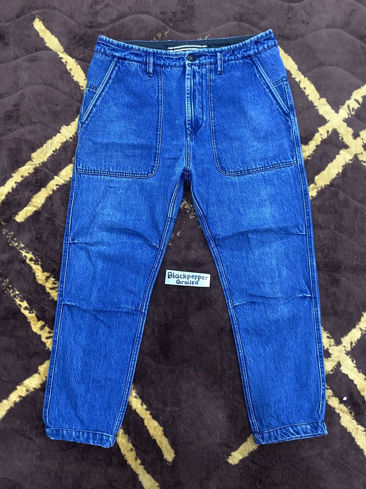 Stone Island Stone Island Patch Jeans Pants Size US 33 - 2 Thumbnail
