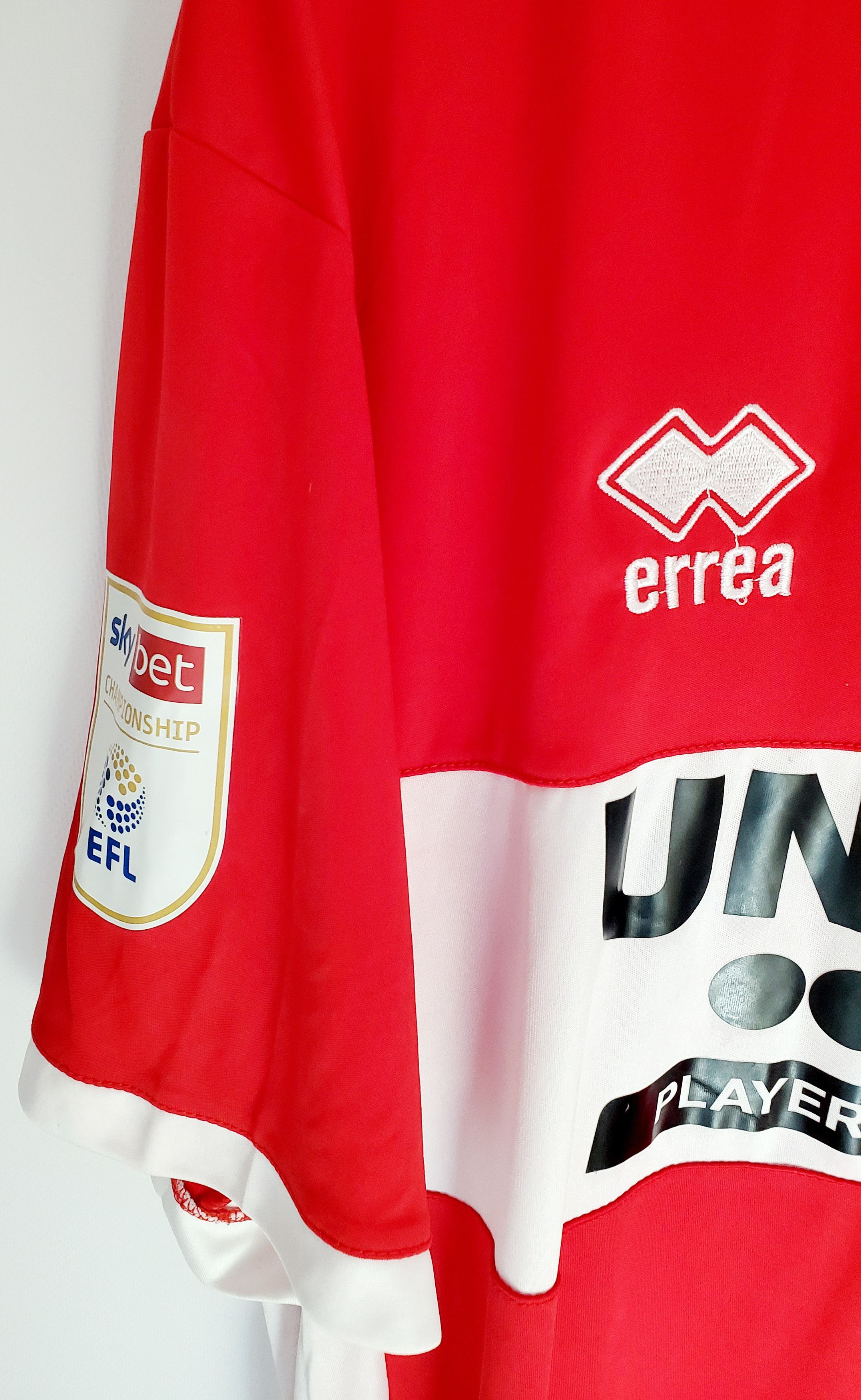 Errea MIDDLESBROUGH ENGLAND 2022/2023 HOME FOOTBALL SHIRT JERSEYXl Size US XL / EU 56 / 4 - 3 Thumbnail