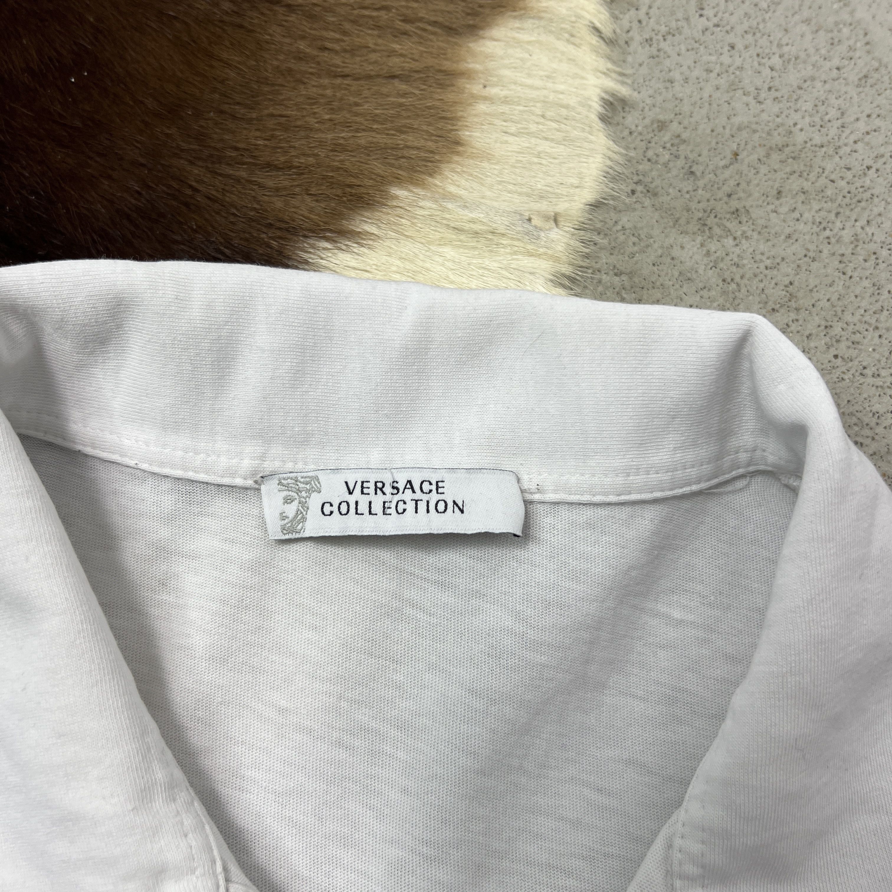 Versace Vintage Casual Old Money Versace Collection Polo T-shirt Y2K Size US M / EU 48-50 / 2 - 3 Thumbnail