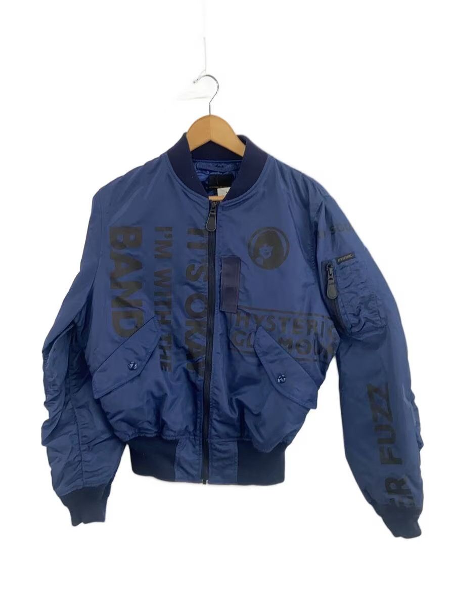 Hysteric Glamour All Over Logo Bomber Flight Jacket Size US S / EU 44-46 / 1 - 1 Thumbnail