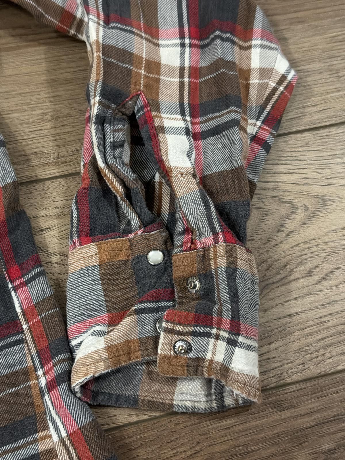 Wrangler Vintage Wrangler Western Cowboy Snap Shirt Plaid 90s Y2K Size US XL / EU 56 / 4 - 5 Thumbnail