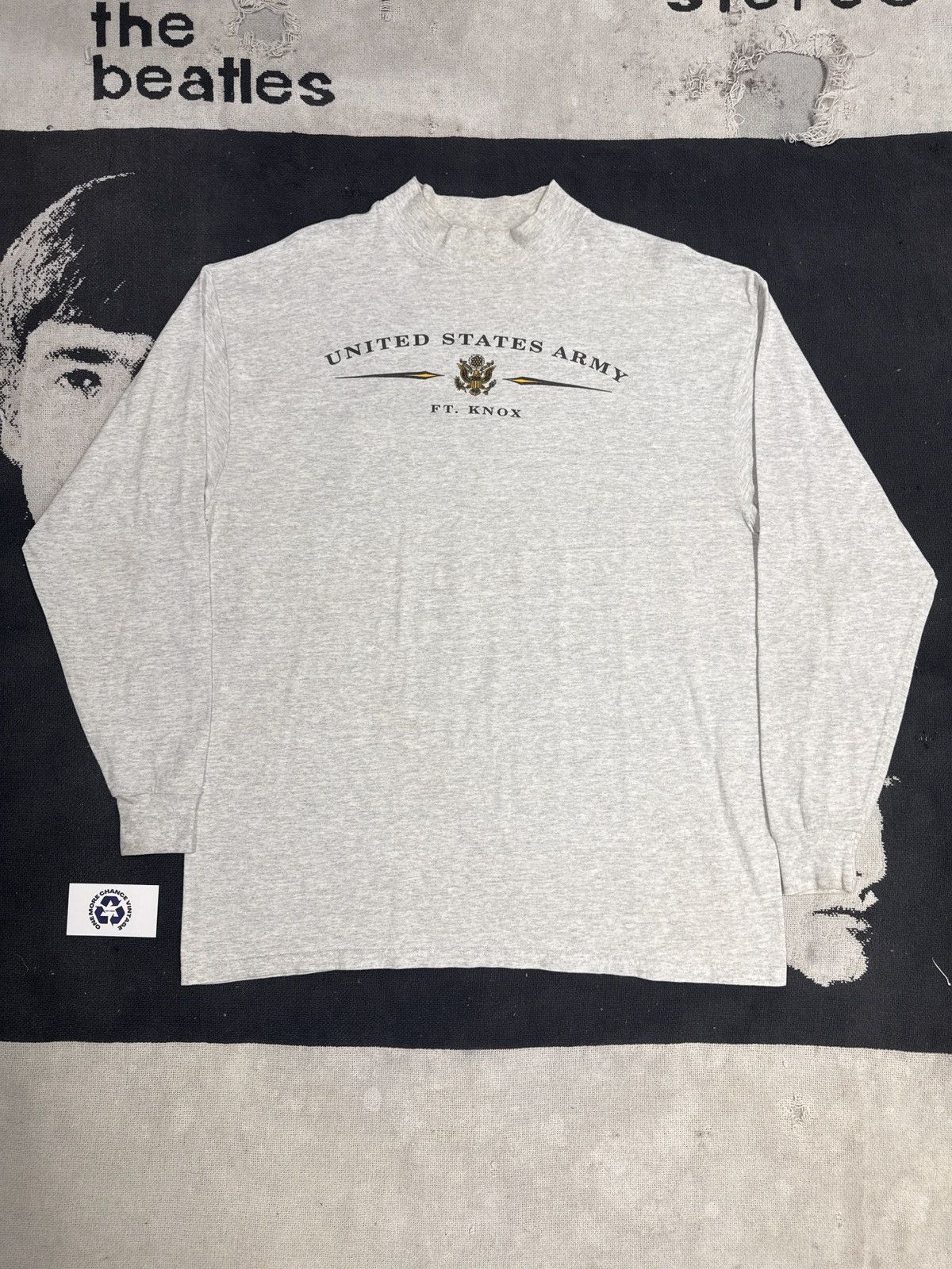 Vintage United States Army Ft. Knox Vintage 90’s Long Sleeve Shirt Size US XL / EU 56 / 4 - 1 Thumbnail