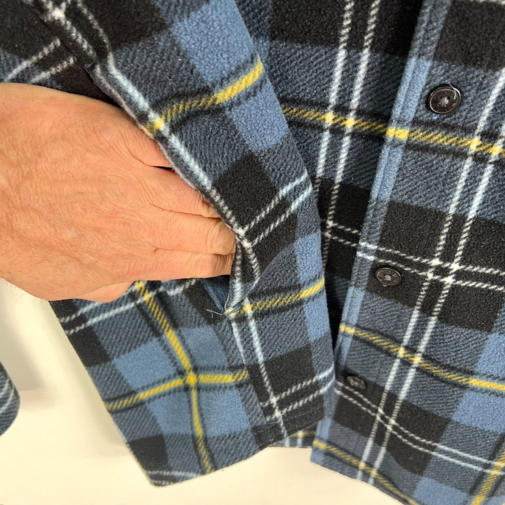 Wrangler VINTAGE Wrangler Fleece Plaid Button-Up Shirt Men’s 2XL Blue Long Sleeve Casual Outdoor Size US XXL / EU 58 / 5 - 6 Thumbnail