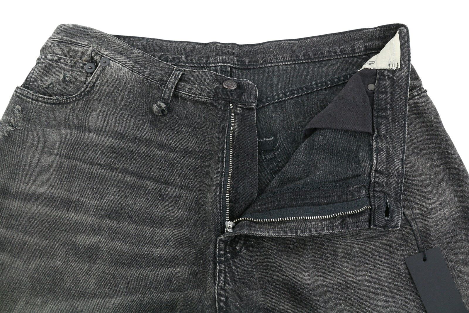 R13 DAMON PLEATED 28 Ellery Black Whiskers Faded 86673 Size 28" / US 6 / IT 42 - 4 Thumbnail