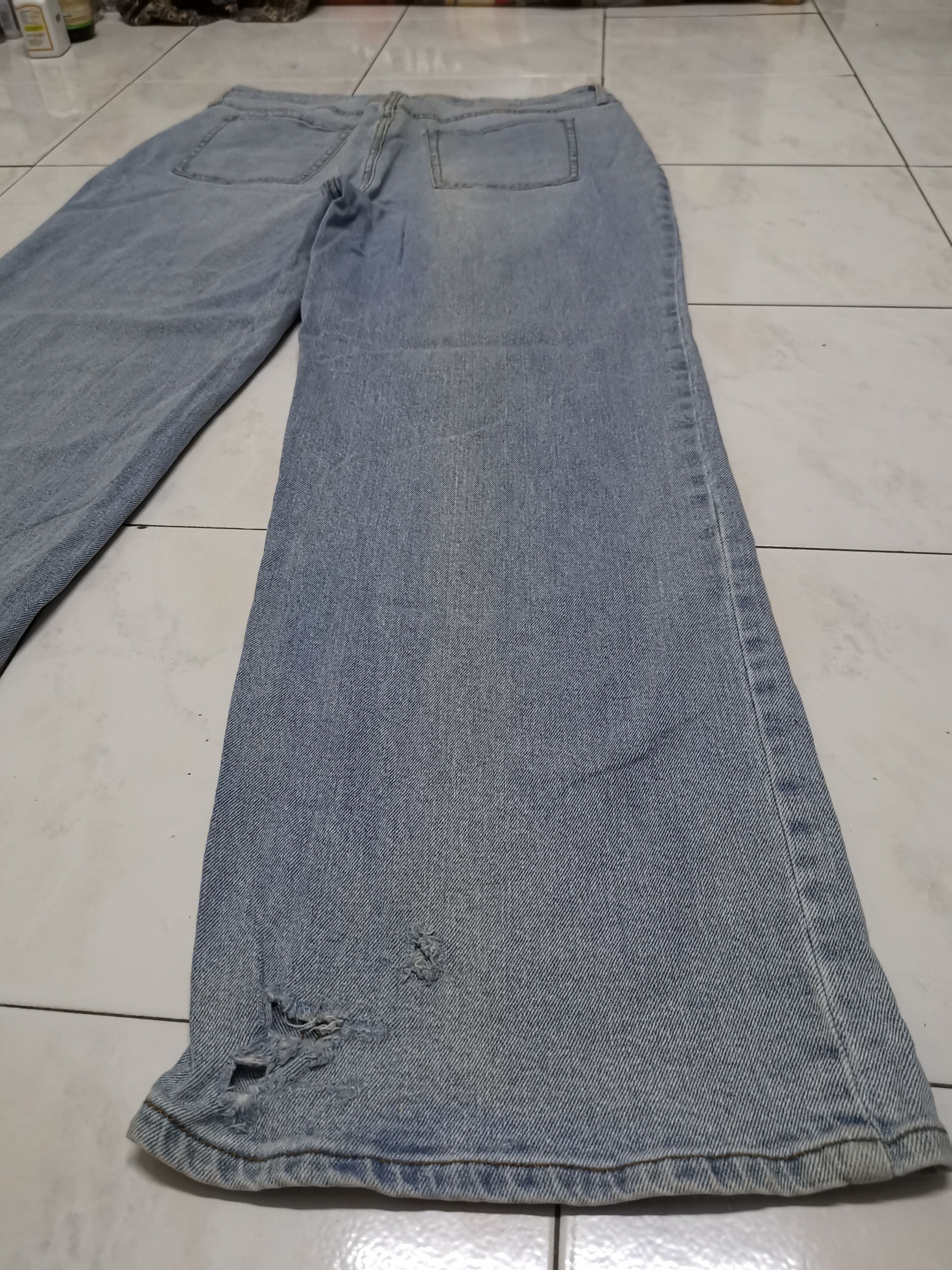 If Six Was Nine Studio ghibli distressed jeans Size US 35 - 11 Thumbnail