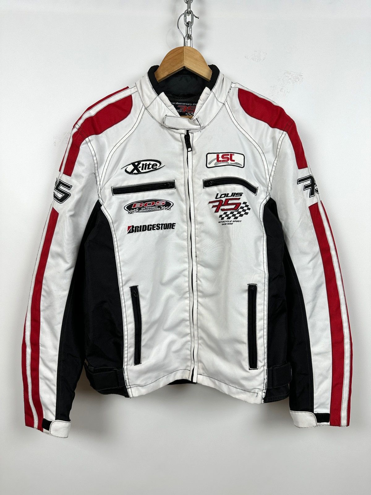Vintage Vintage Bridgestone Louis 75 Motorcycle Racing Jacket Size US L / EU 52-54 / 3 - 5 Thumbnail