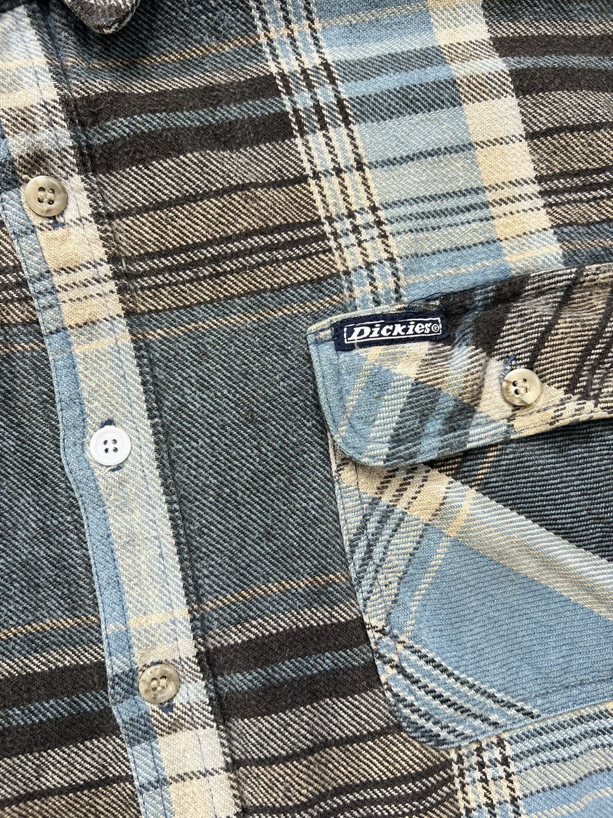 Dickies × Vintage Shirt Jacket Dickies Vintage 90’s Flannel Size US XXL / EU 58 / 5 - 3 Thumbnail