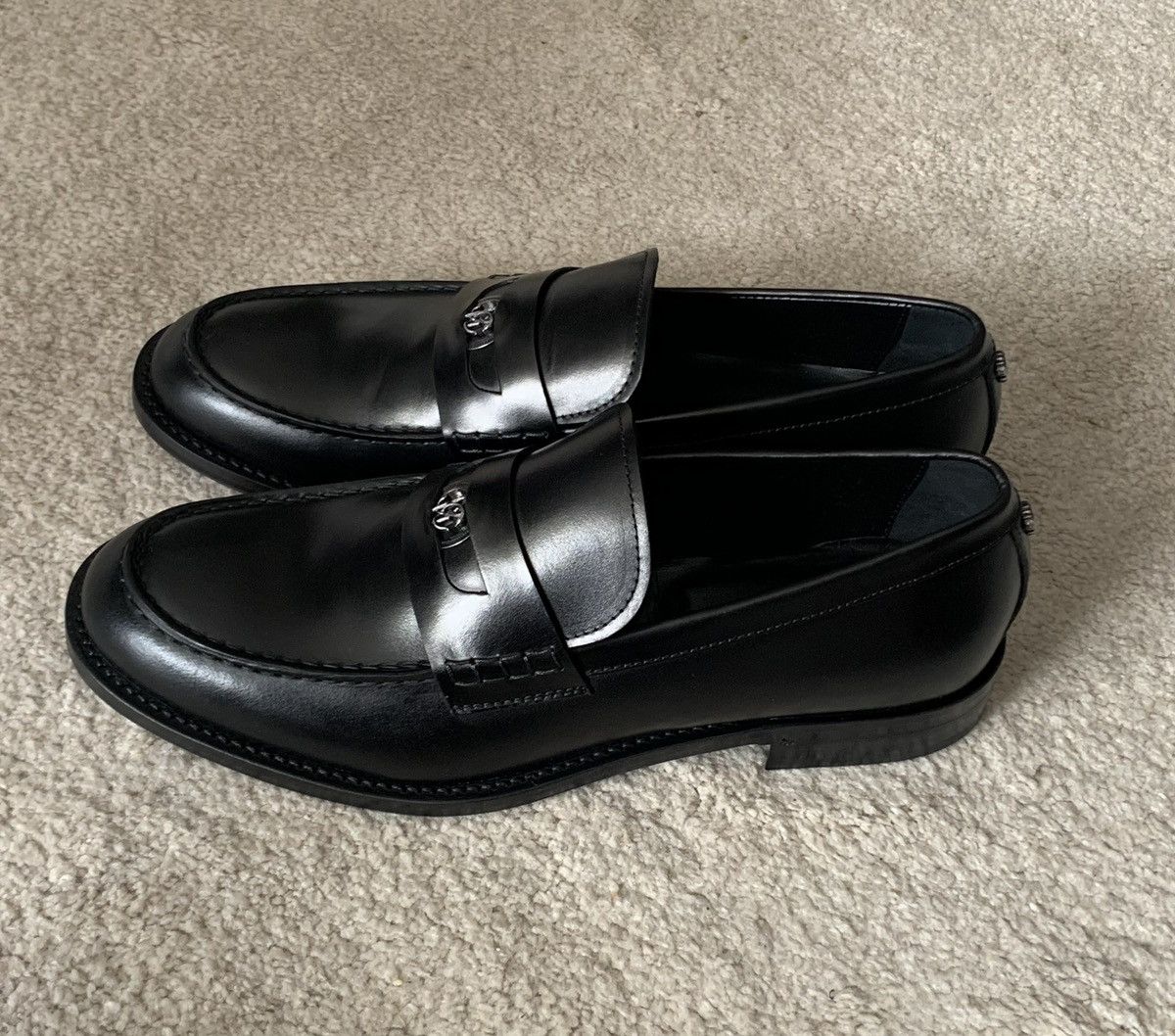 Roberto Cavalli Roberto Cavalli Murano Loafer Black EU44 Size US 11 / EU 44 - 8 Thumbnail