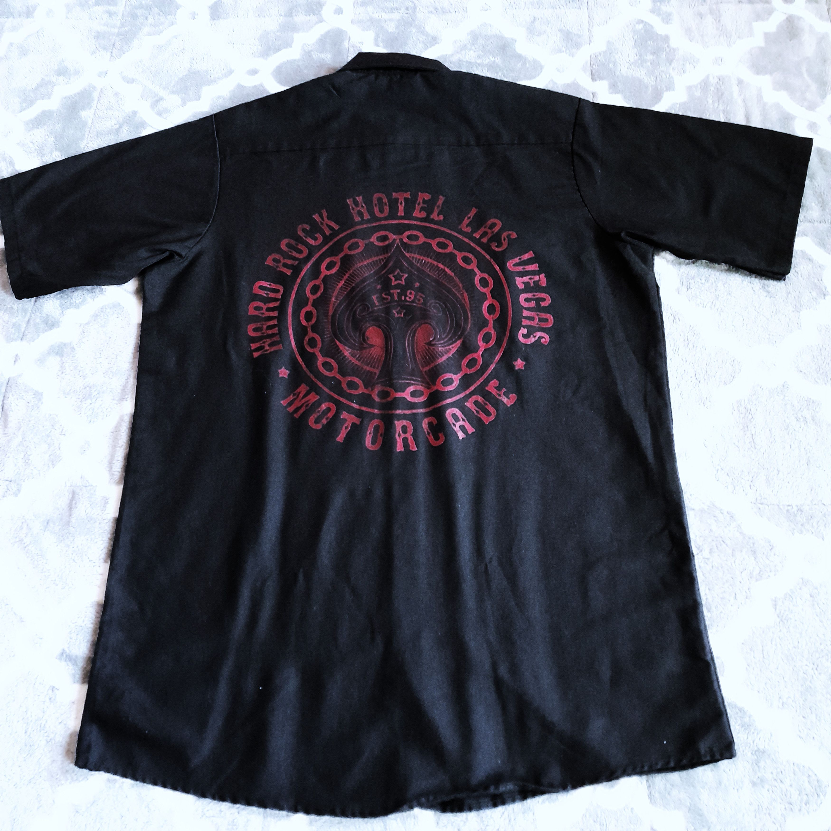 Hard Rock Cafe Hard Rock Hotel Men’s Las Vegas Dress Short Sleeve Shirt Size US L / EU 52-54 / 3 - 2 Thumbnail