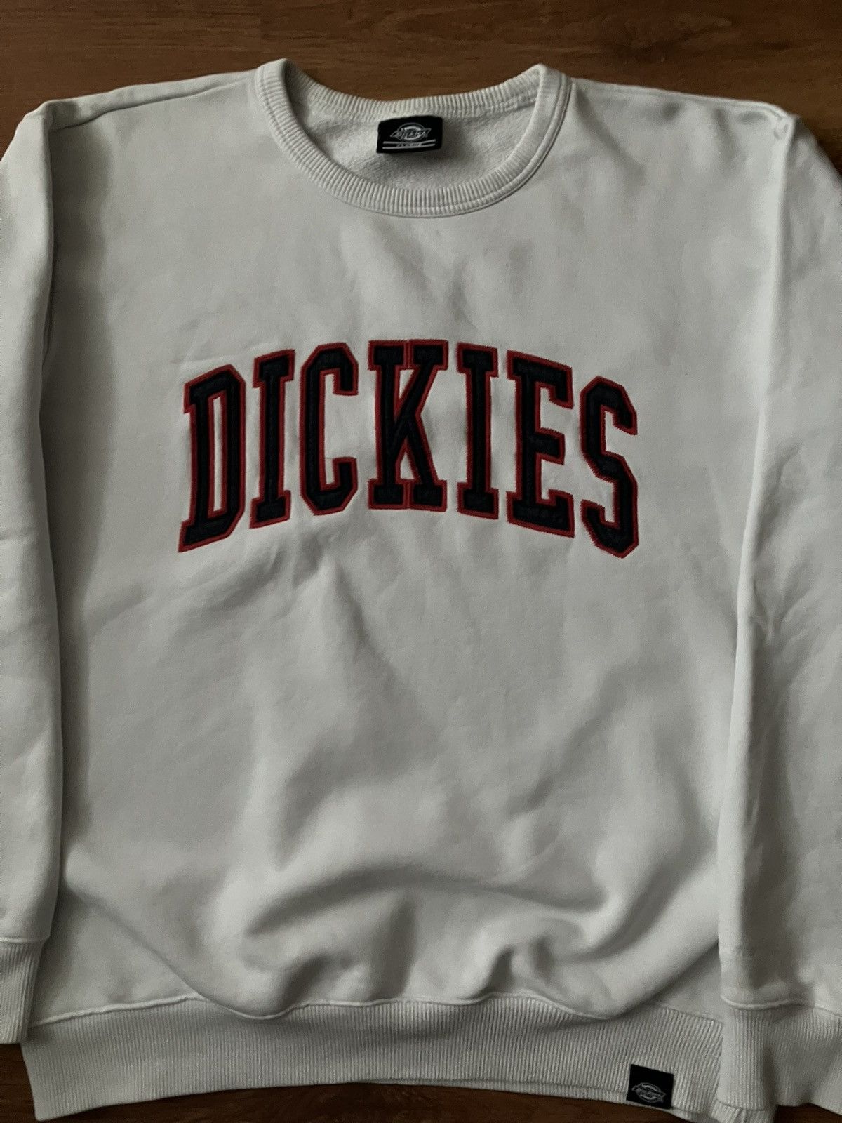 Dickies × Vintage White Long Crewneck Dickies Vintage Boxy Fit University Size US XL / EU 56 / 4 - 3 Thumbnail