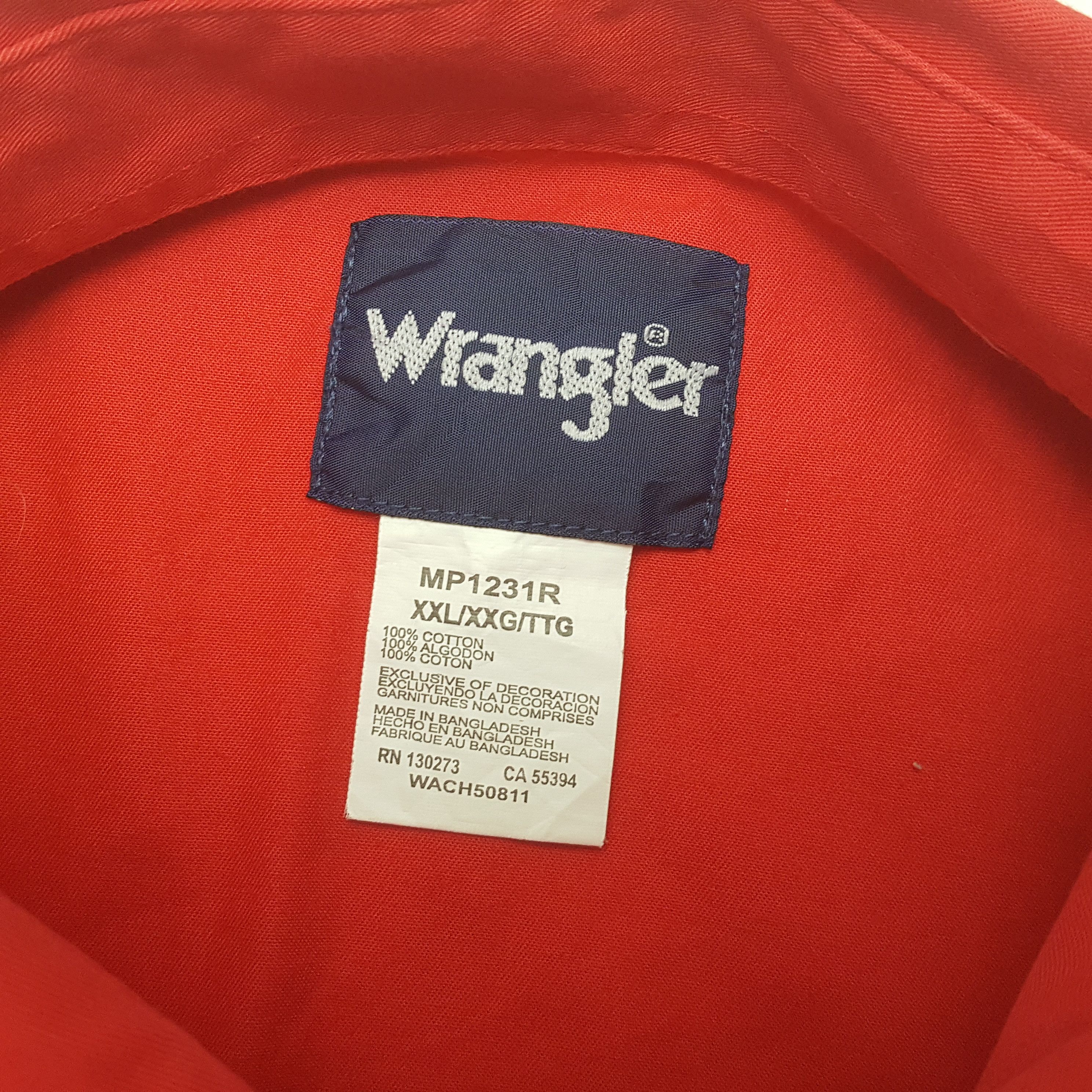 Wrangler Vintage Wrangler Button Up Shirt C276N61 Size US XXL / EU 58 / 5 - 5 Thumbnail