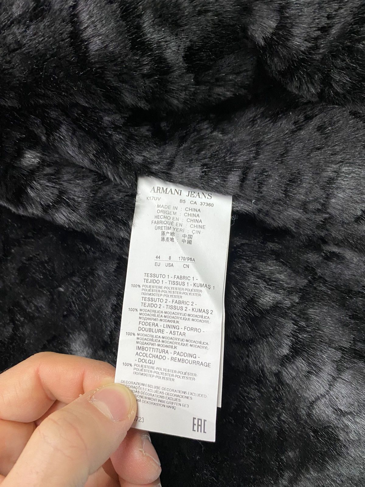 Giorgio Armani Armani jeans vintage coat faux fur archive winter arcade Size L / US 10 / IT 46 - 6 Thumbnail