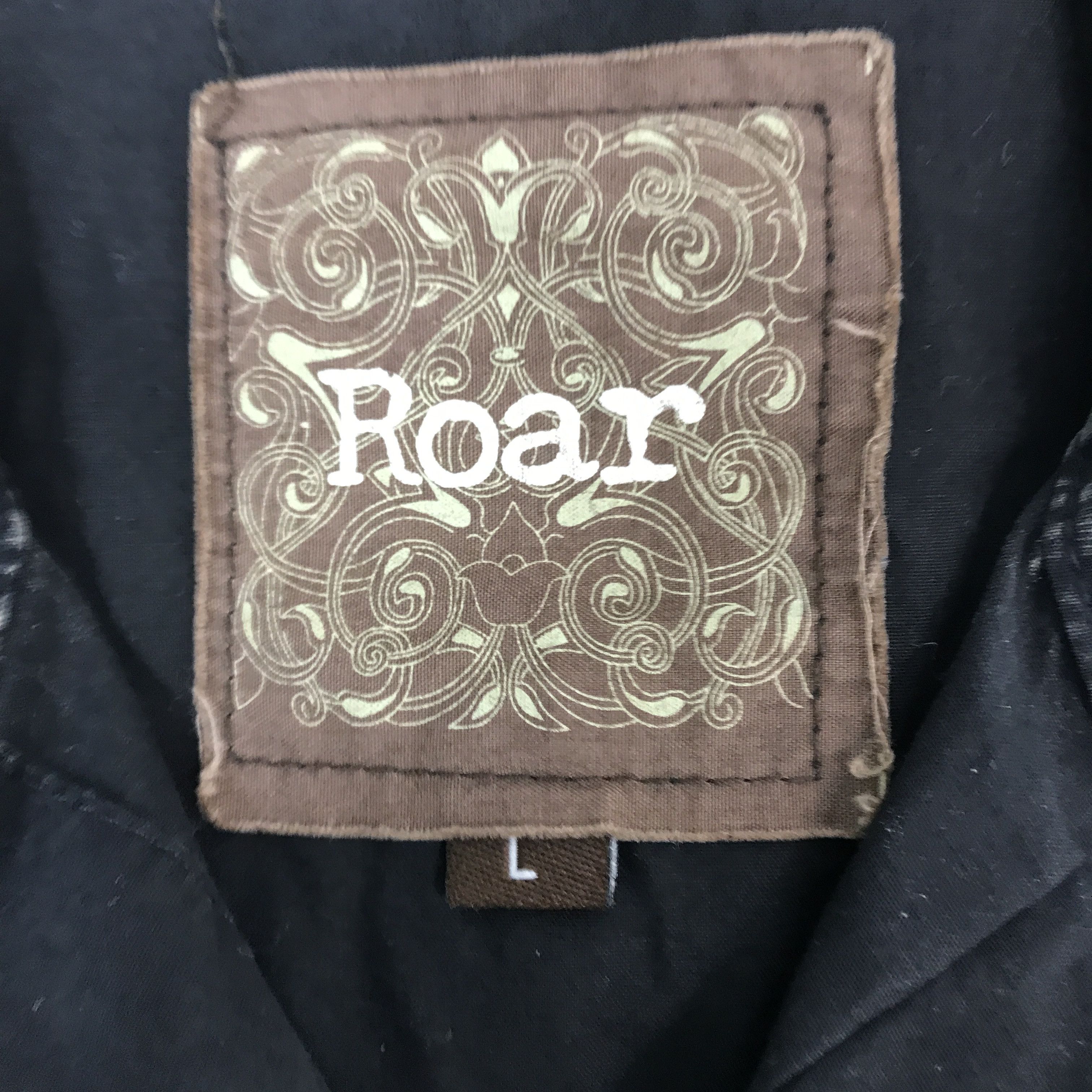 Japanese Brand × Roar × Vintage Vintage Roar Black Punk style Button Up shirt Size US L / EU 52-54 / 3 - 8 Thumbnail