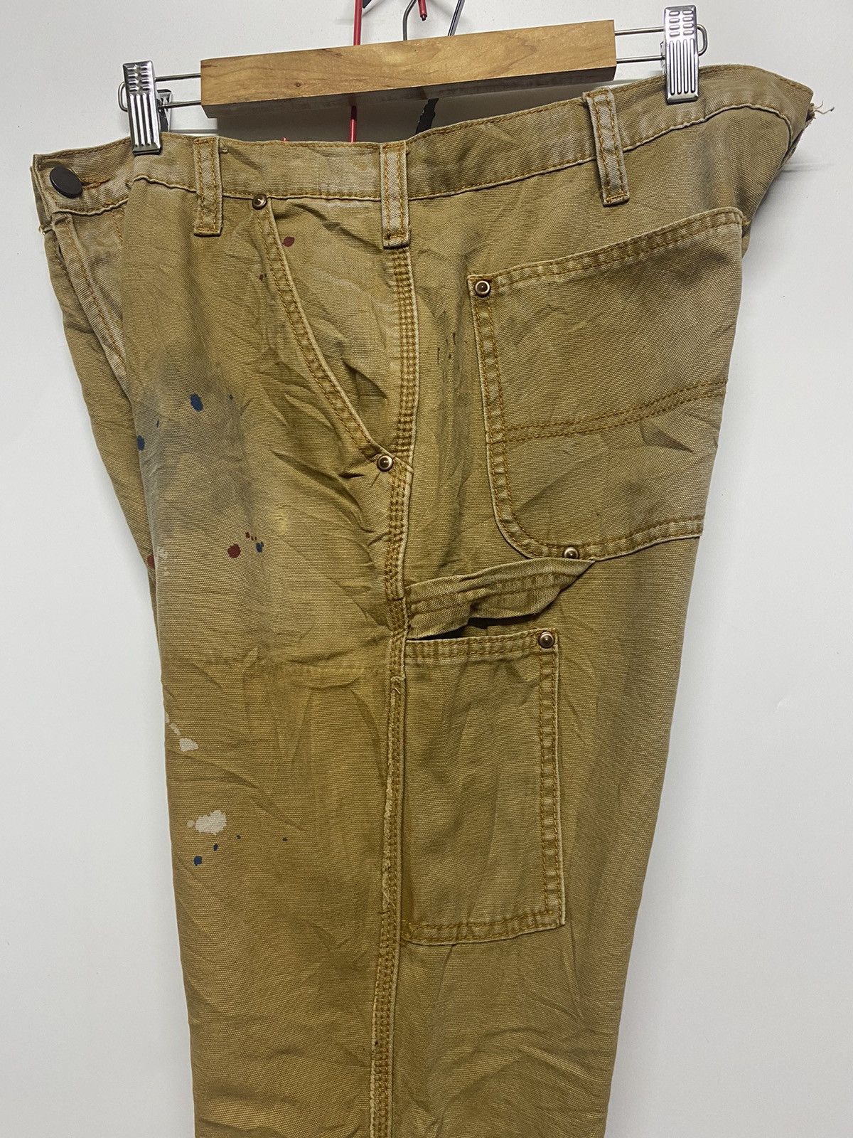 Japanese Brand × MNML MNML Japanese Brand Distressed Carpenter Bootcut Pants Size US 36 / EU 52 - 13 Thumbnail