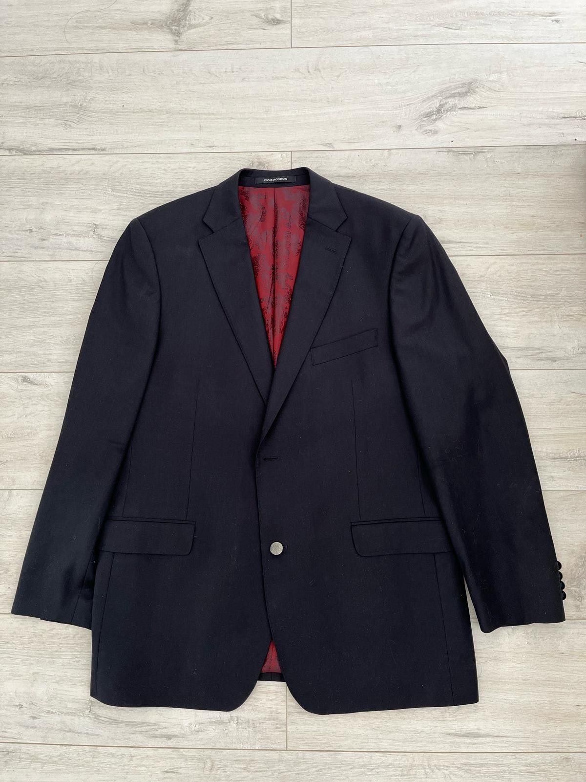 Oscar Jacobson OSCAR JACOBSON WOOL BLAZER Size US XL / EU 56 / 4 - 1 Thumbnail
