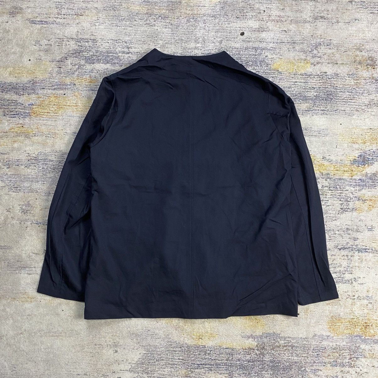 Vintage y's for men yohji yamamoto collarless jacket