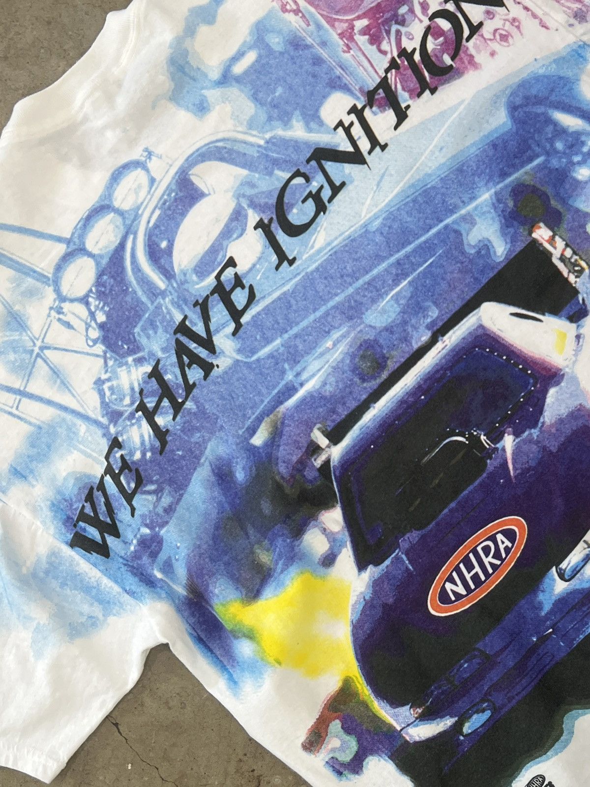 NASCAR Vintage AOP NHRA Championship Drag Racing Ignition Tee XL Size US XL / EU 56 / 4 - 4 Thumbnail