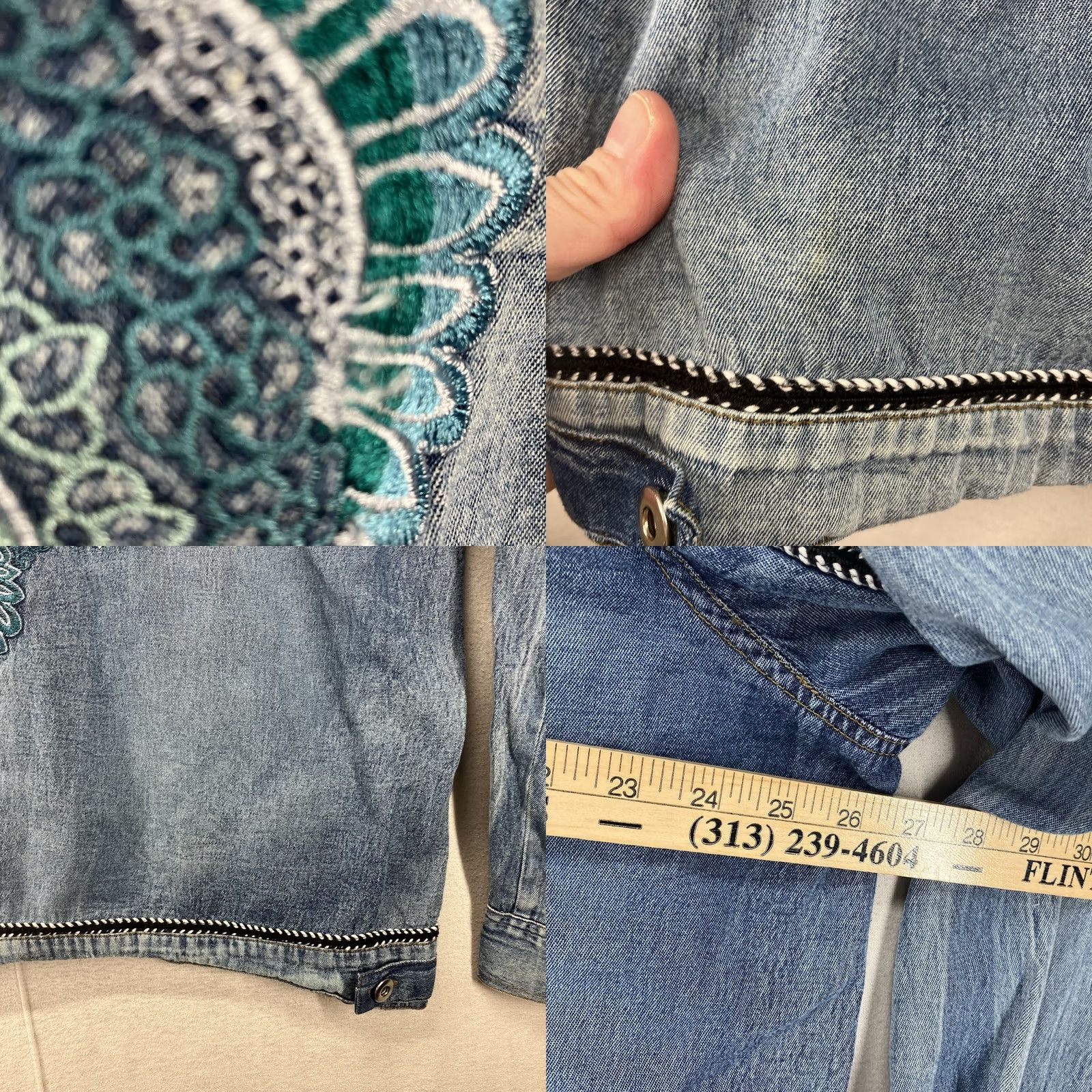 Denime VINTAGE No (adjust if vintage) - Sorry, cannot determine vintage status from provided data. Size XXL / US 16-18 / IT 52-54 - 11 Thumbnail