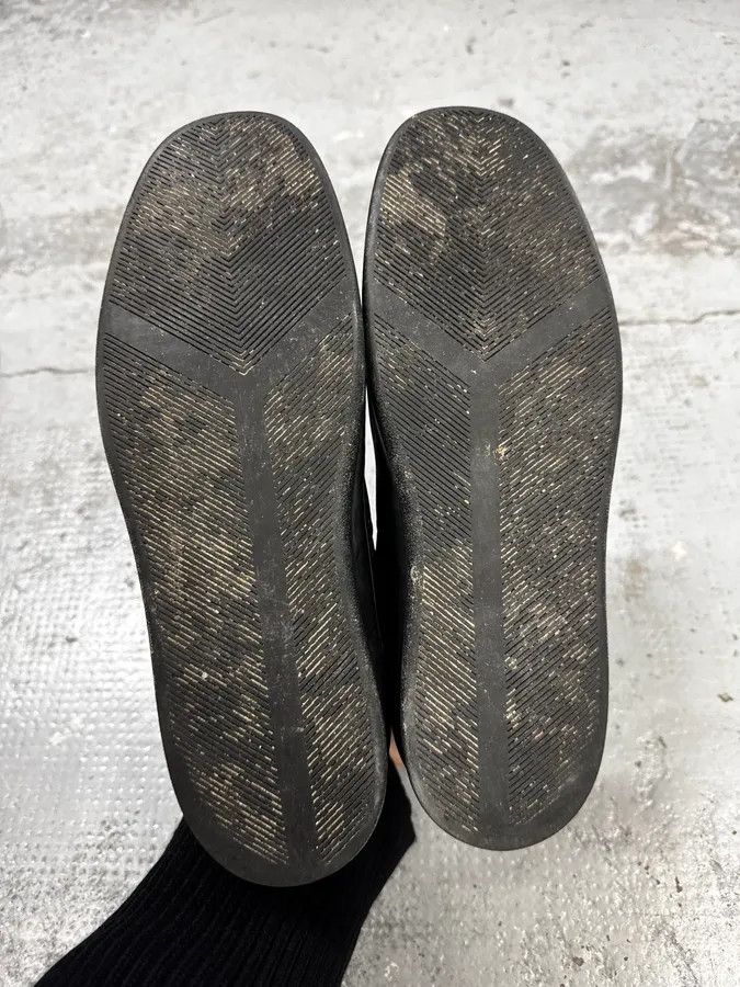 Yves Saint Laurent AW2009 Yves Saint Laurent Puma Black Lace-Up Leather Sneakers Size US 10 / EU 43 - 10 Thumbnail