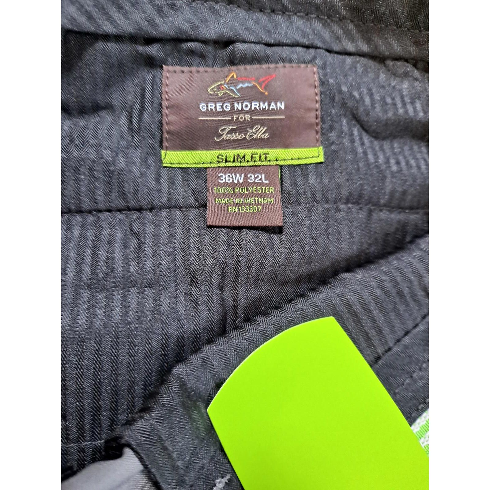 Greg Norman New Greg Norman Tasso Elba Slim Fit Moisture Wicking Gray Pa Size US 36 / EU 52 - 7 Thumbnail