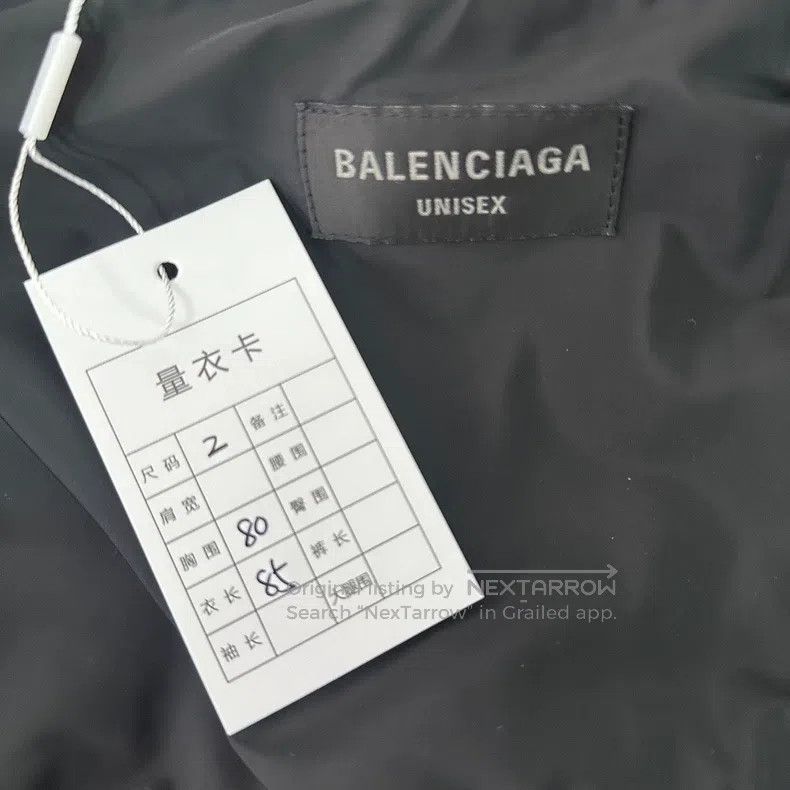 Balenciaga Balenciaga Collar Lapel Oversized Logo Solid Color Fleece Size US M / EU 48-50 / 2 - 4 Thumbnail