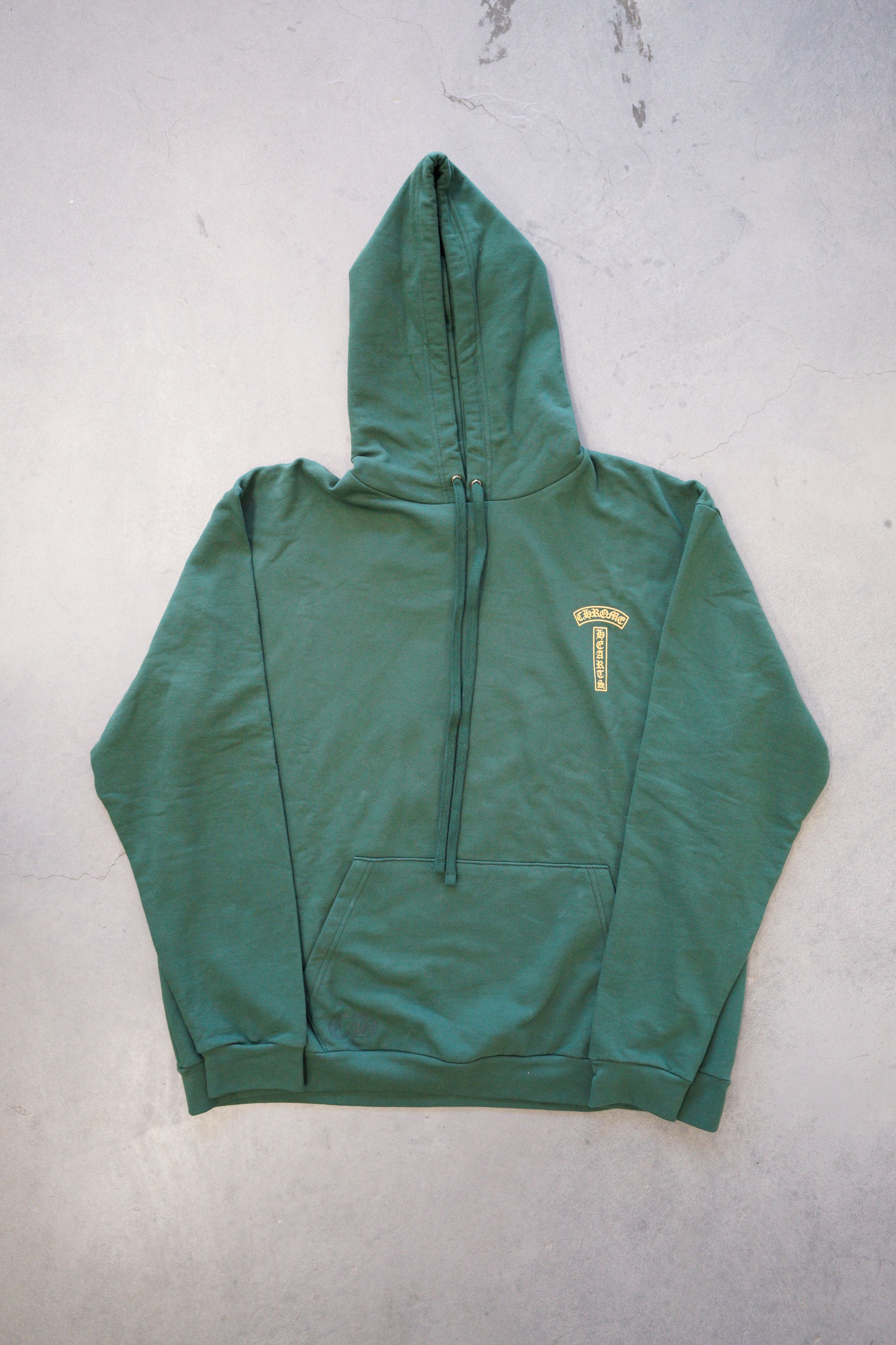 Chrome Hearts Chrome Hearts Green Hoodie Online Exclusive