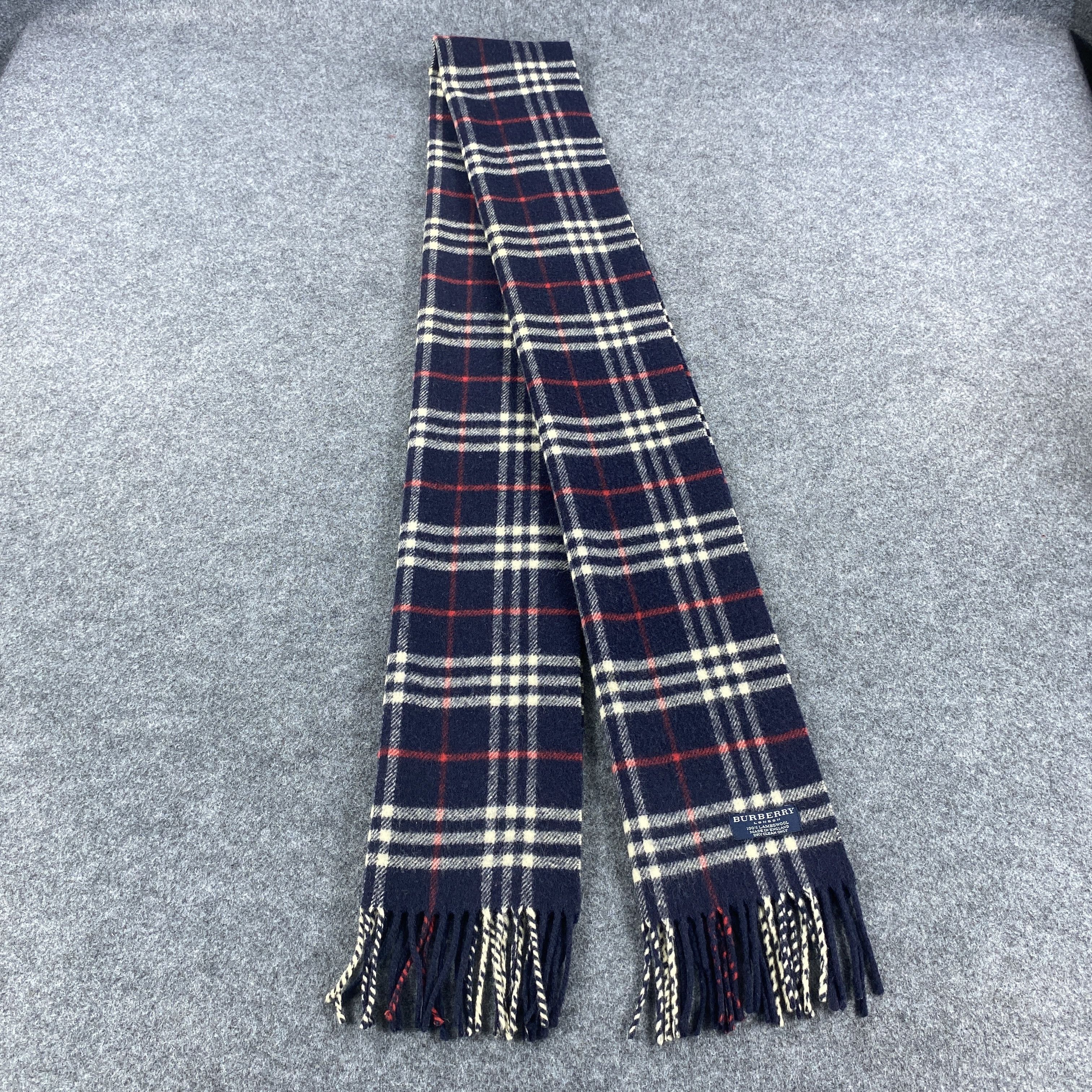 Burberry × Vintage GF10673 Burberry Scarf Neck Wear Muffler Nova Check Size ONE SIZE - 1 Thumbnail