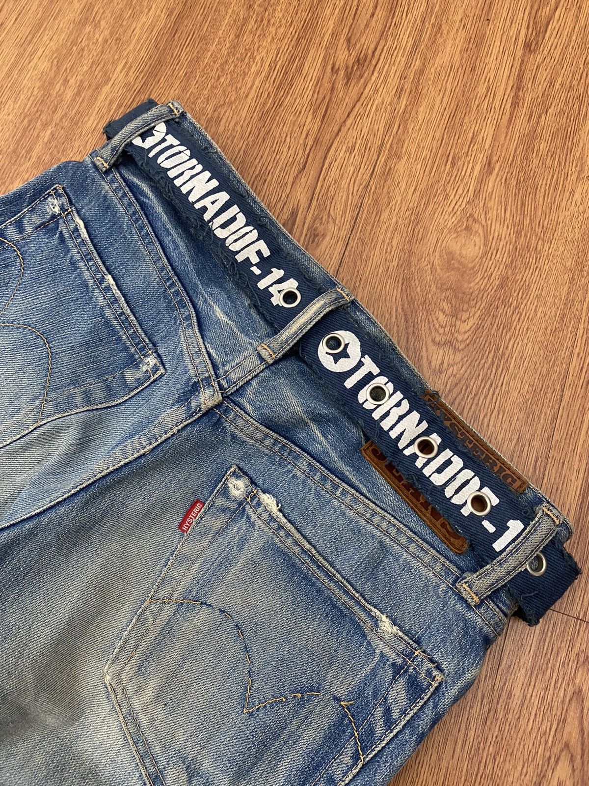 小物 tornado mart chainbelt Japanese Brand × Tornado Mart Tornado F14 military belt | Grailed