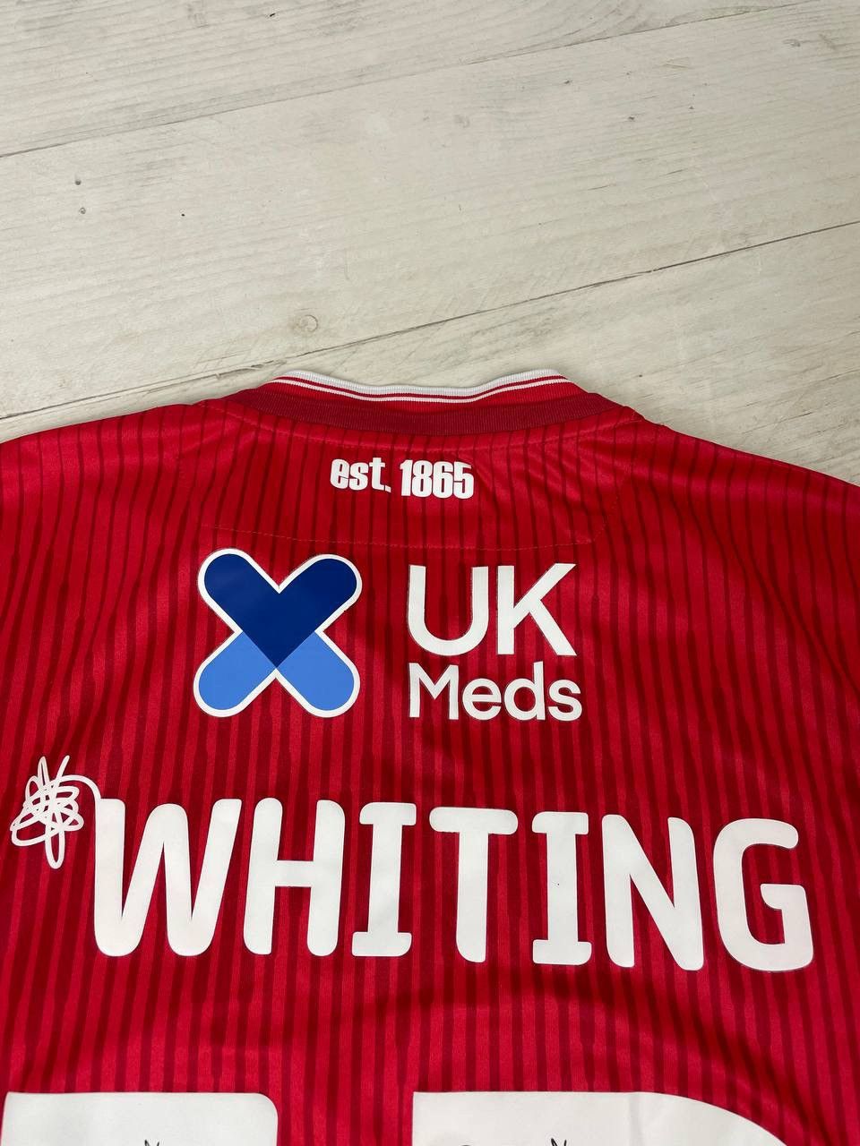 Macron Macron Nottingham Forest 2019-20 Whiting 12 Home Shirt Size US S / EU 44-46 / 1 - 19 Thumbnail