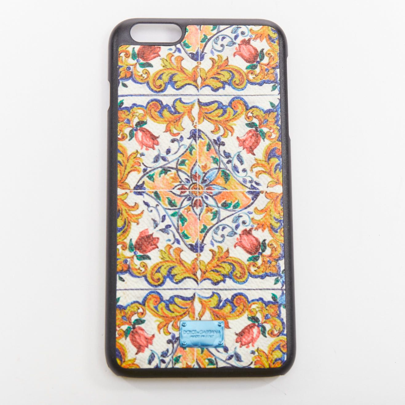 Dolce & Gabbana DOLCE GABBANA iPhone 6 Majolica print DG phone cover case Size ONE SIZE - 1 Thumbnail