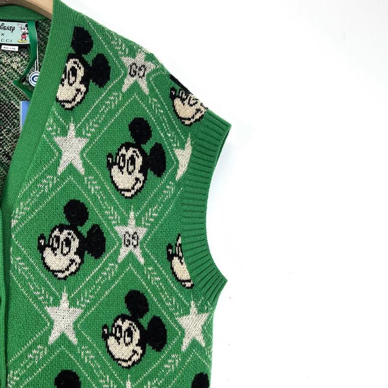 Gucci Gucci Co-branded Mickey Mouse pattern round neck sleeveles Size XS / US 0-2 / IT 36-38 - 5 Thumbnail
