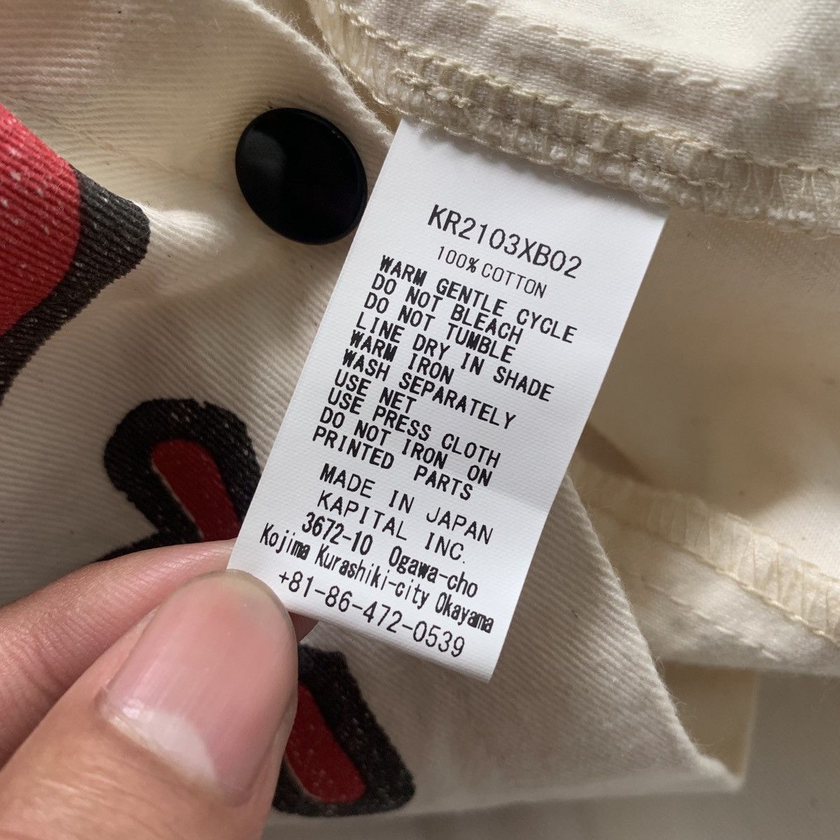 Kapital Kountry kapital kountry factory cotton twill bookbag Size ONE SIZE - 9 Thumbnail