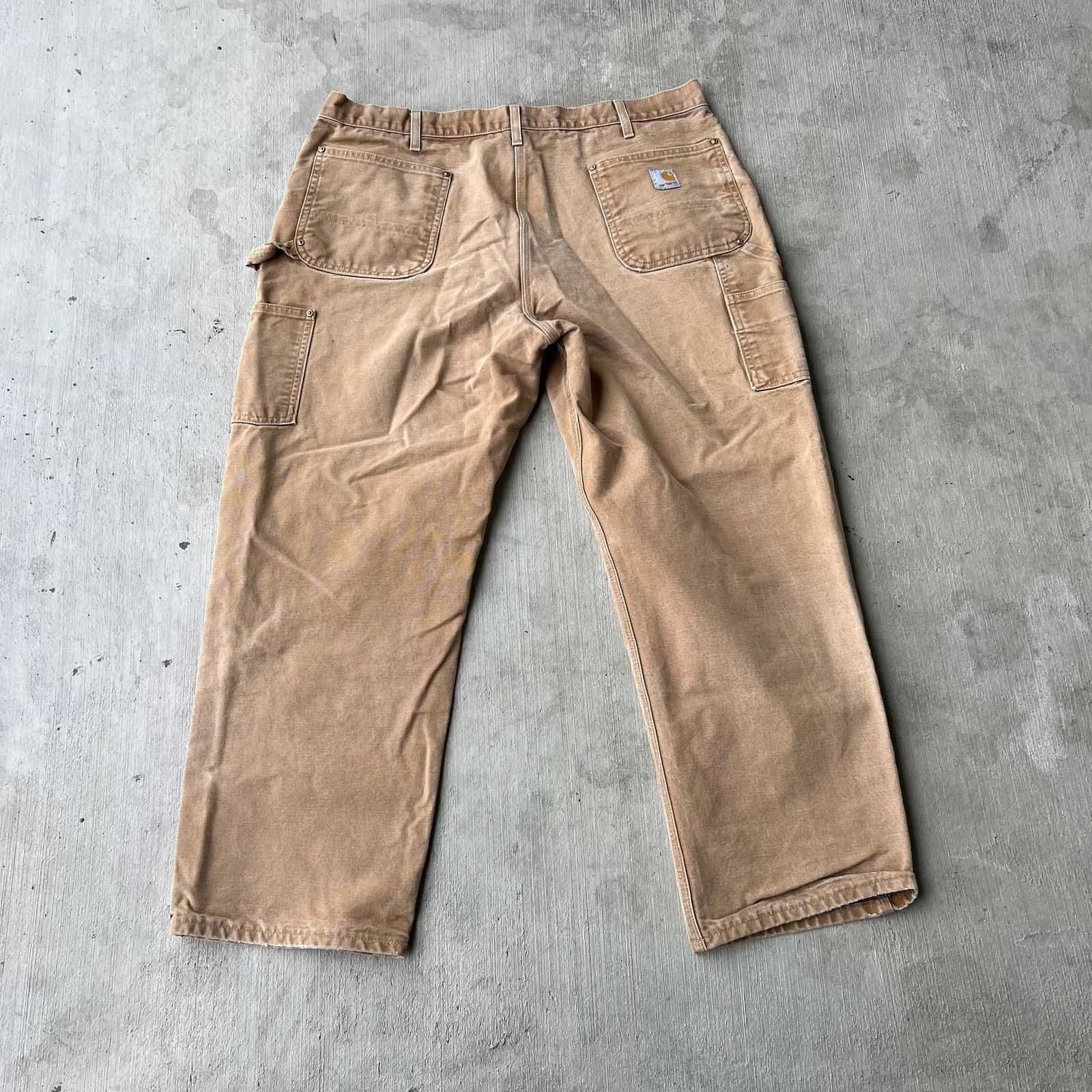 Carhartt × Vintage Carhartt faded brown double knee work wear carpenter pants Size US 38 / EU 54 - 5 Thumbnail